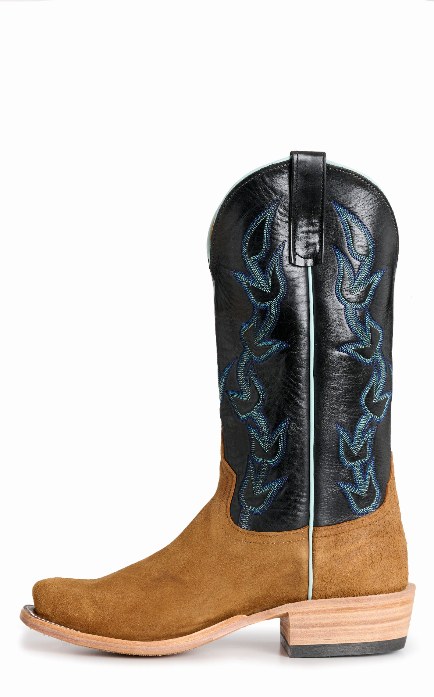 Anderson Bean Men's Toasted Sand & Black Avatar Cutter Toe Cowboy Boots - Image 1