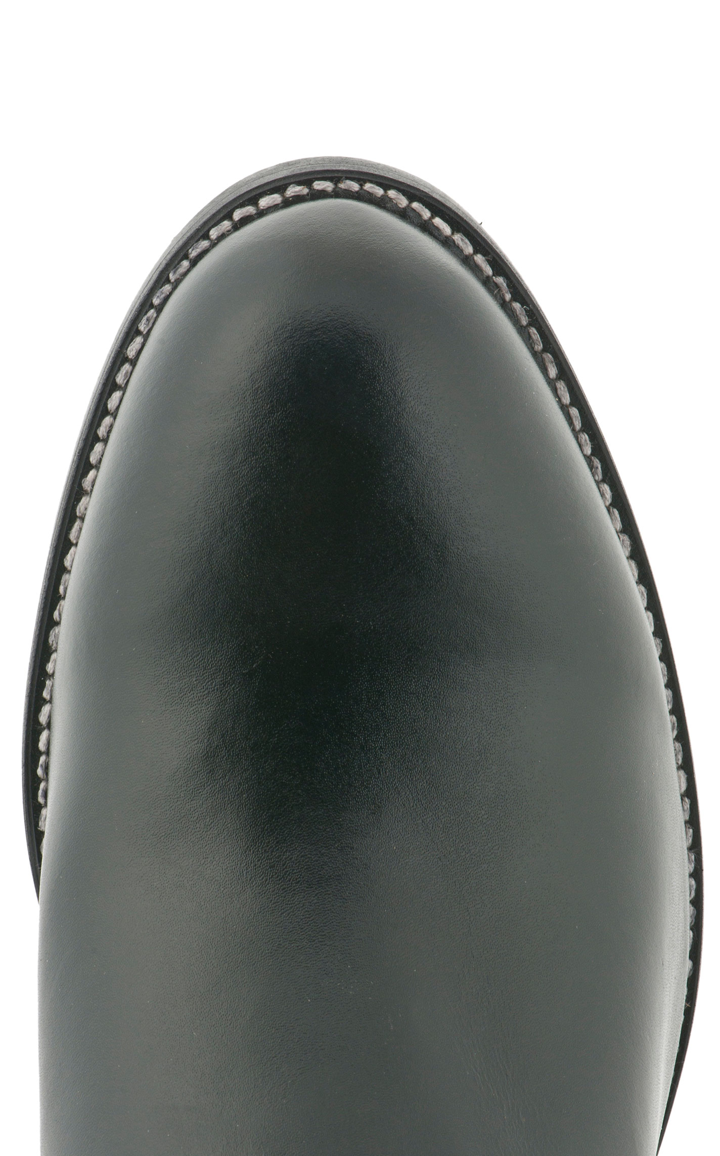 Justin Men's Black Kipskin Classic Leather Roper Boots - Image 1