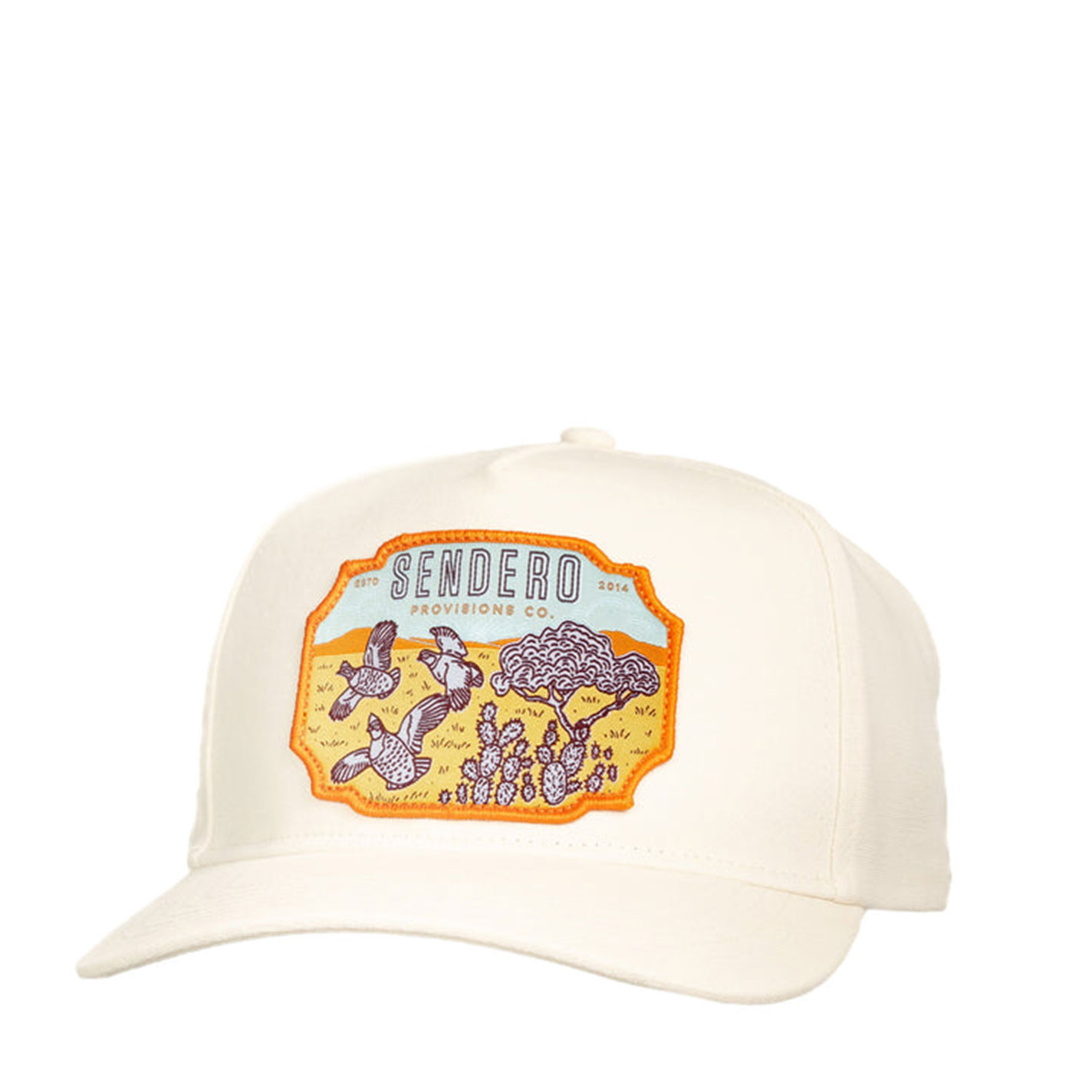 Sendero Provisions Co. Men's Bone Quail Covey Logo Patch Cap - Image 1