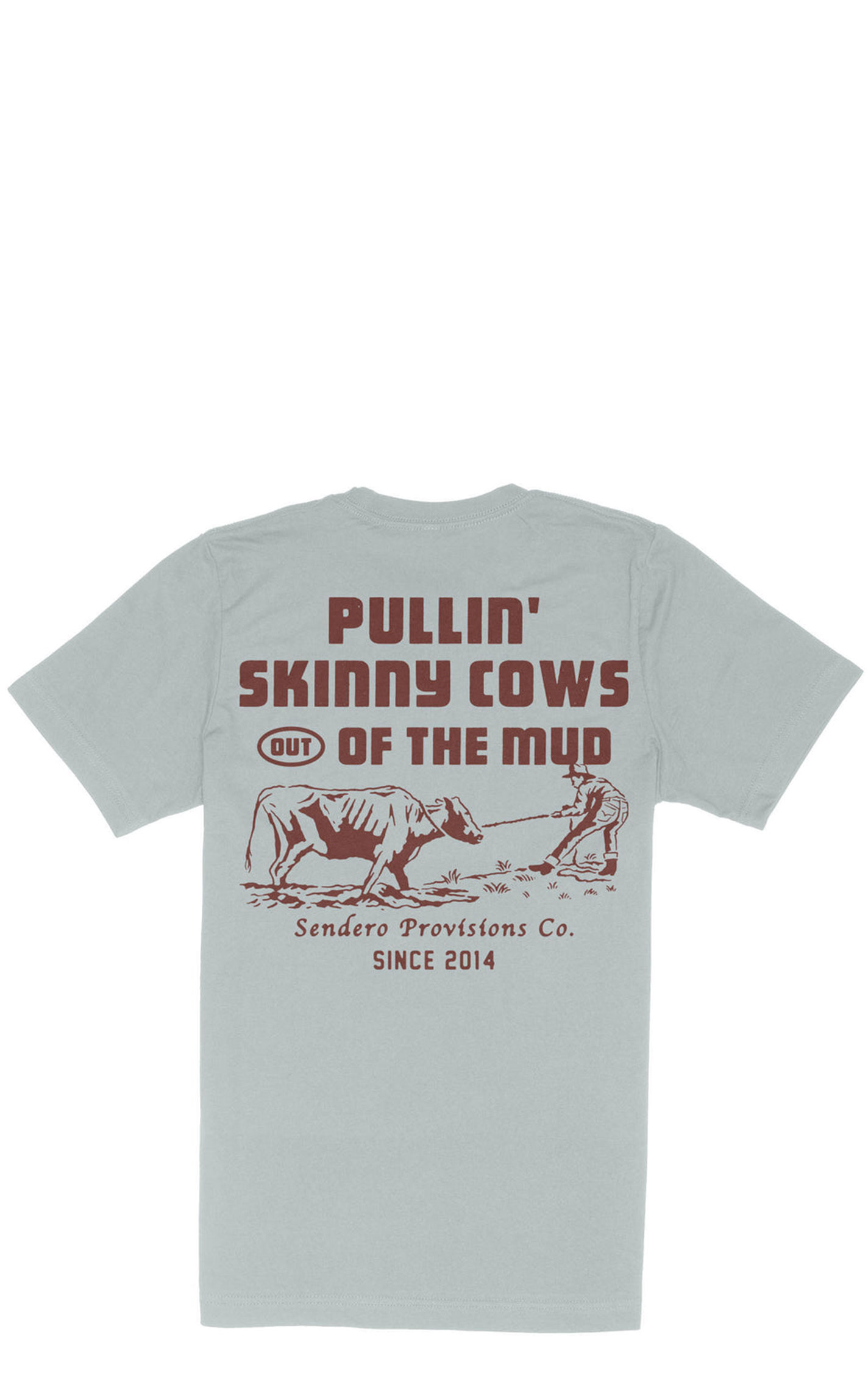 Sendero Provisions Co Men's Sky Blue Skinny Cows Graphic T-Shirt - Image 1