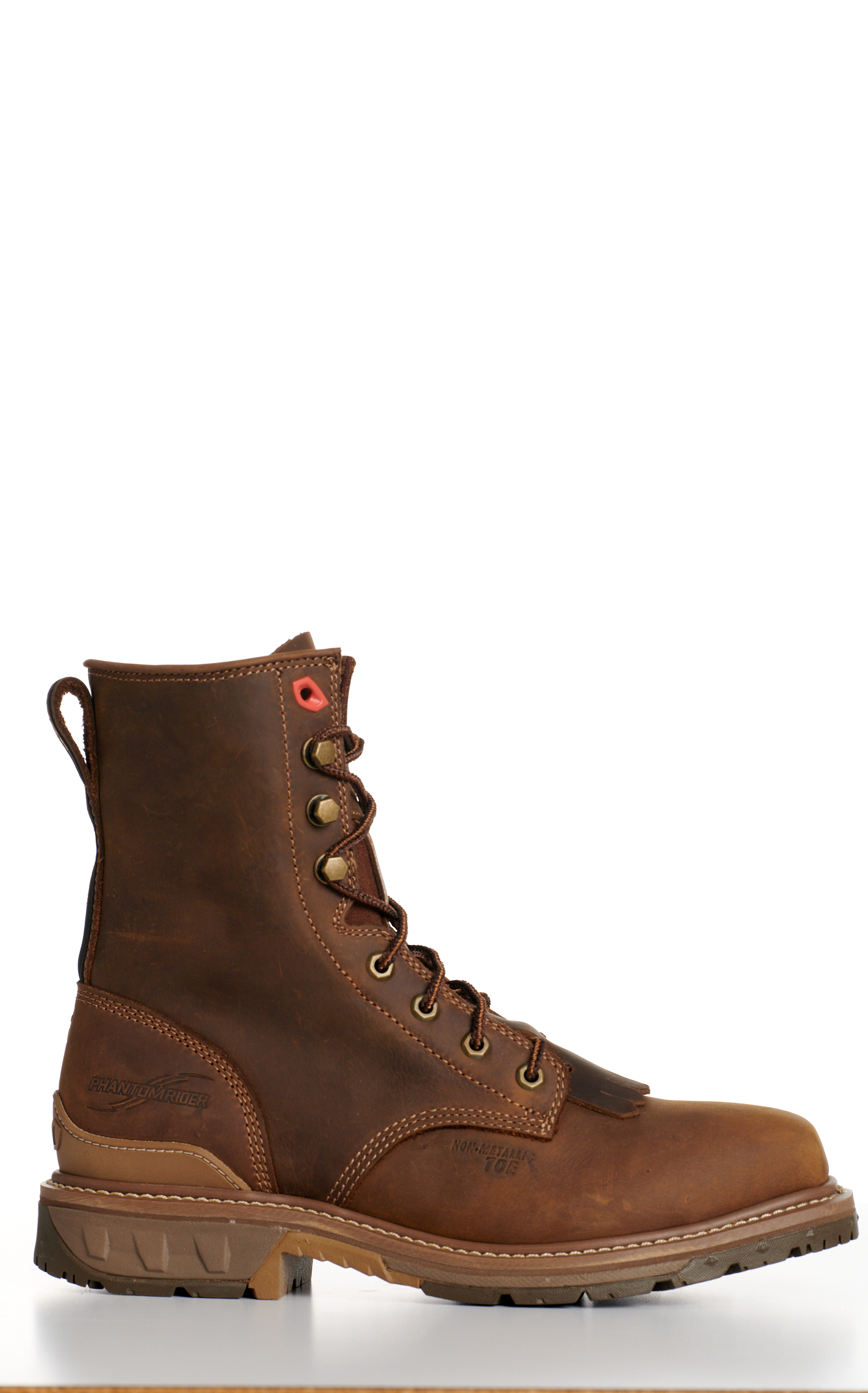 Double H Men's Dailor Phantom Brown ICE Wide Square Composite Toe Lace Up Work Boots - Image 1