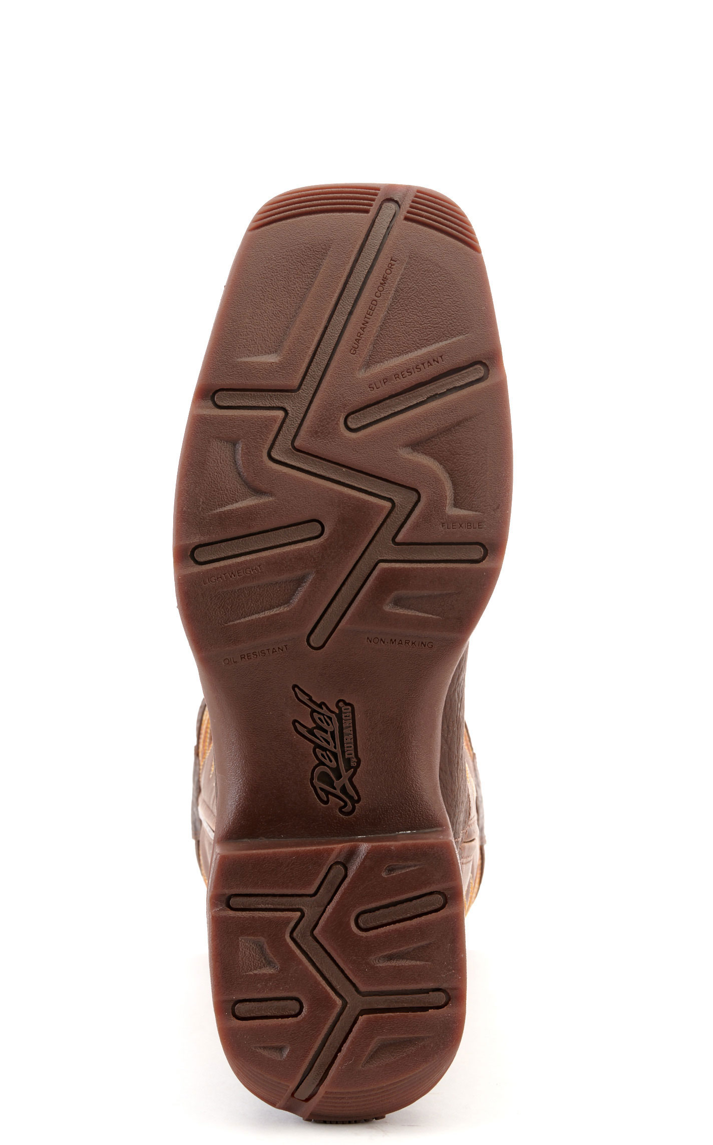 Durango Men's Rebel Dark Brown and Chestnut Wide Square Toe Cowboy Boots - Cavender's Exclusive - Image 1