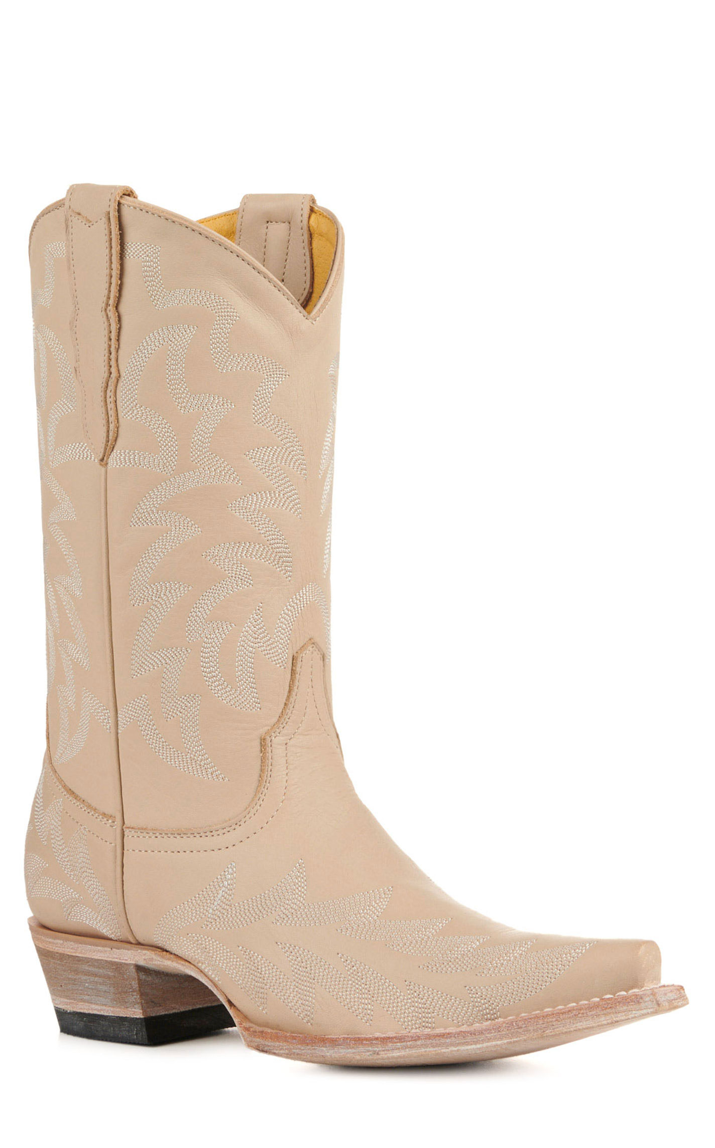 Cavender's Women's Bone Snip Toe Cowboy Boots - Image 1