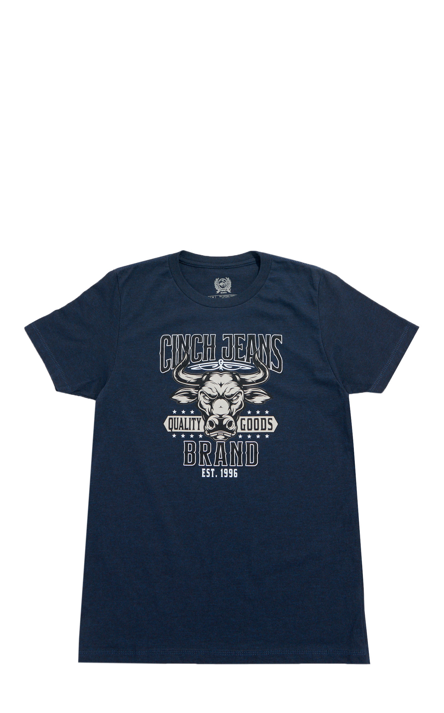 Cinch Boy's Navy Graphic T-Shirt - Image 1