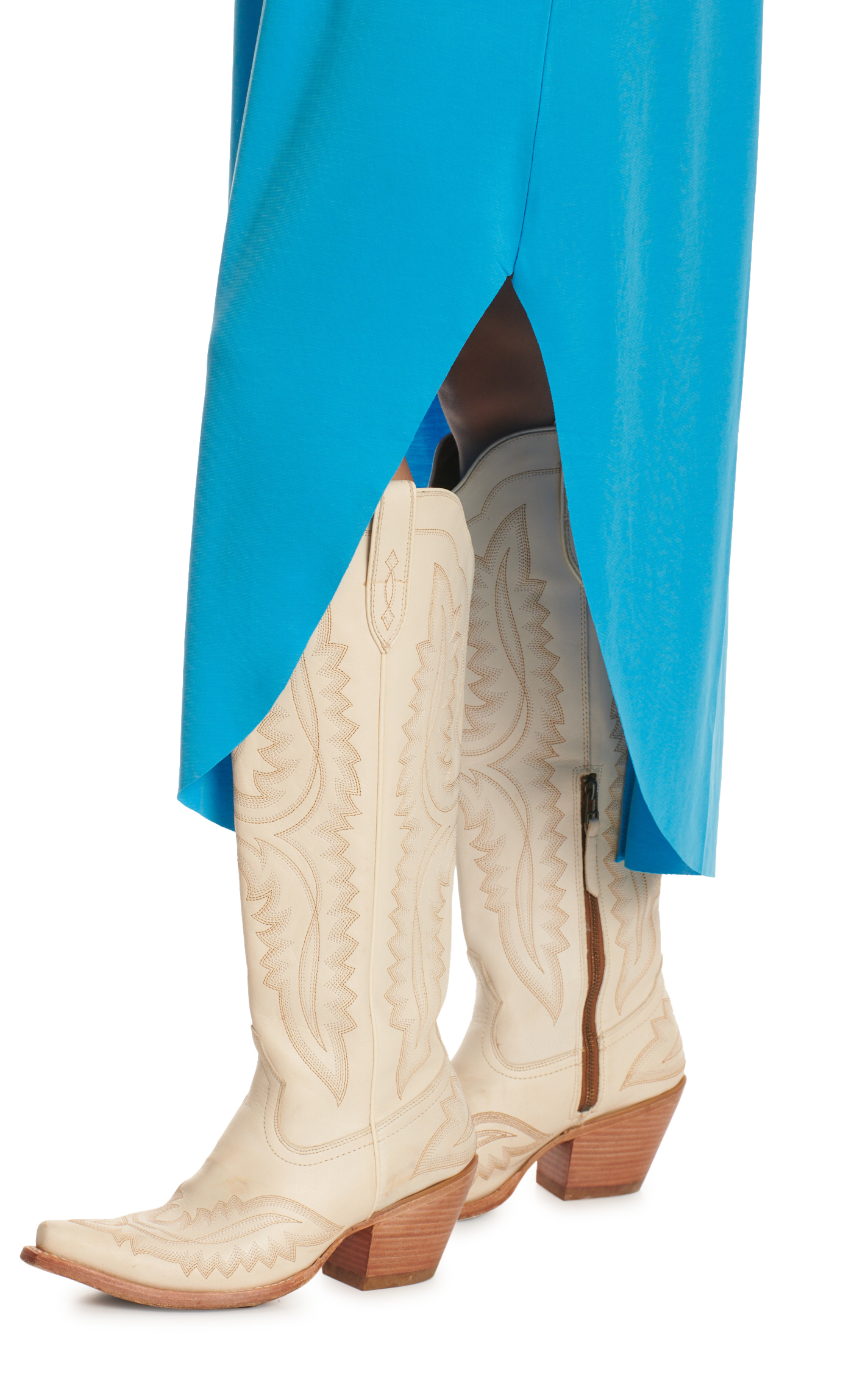 Double Zero Women's Summer Blue Halter Cut Dress - Image 1