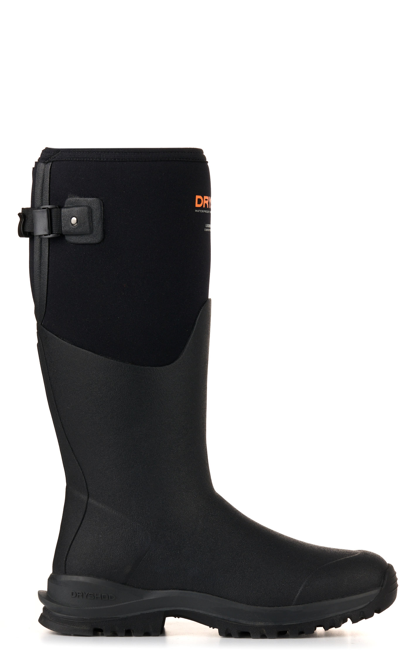 Dryshod Women's Legend MXT Gusset Black Waterproof Round Toe Rubber Outdoor Boot - Image 1