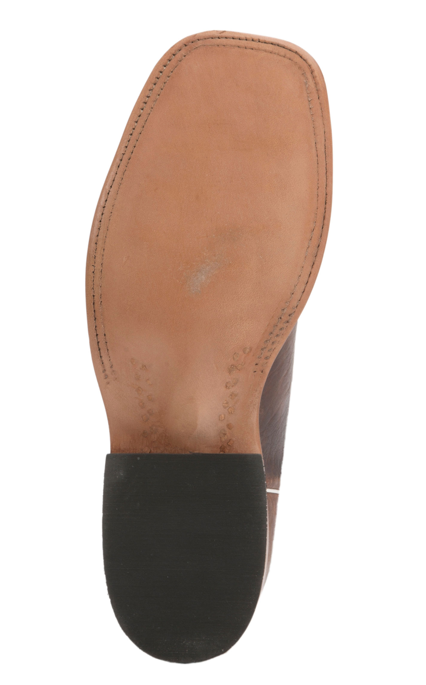 Anderson Bean Men's Mike Tyson Bison & Blue Lava Square Toe Boots - Image 1