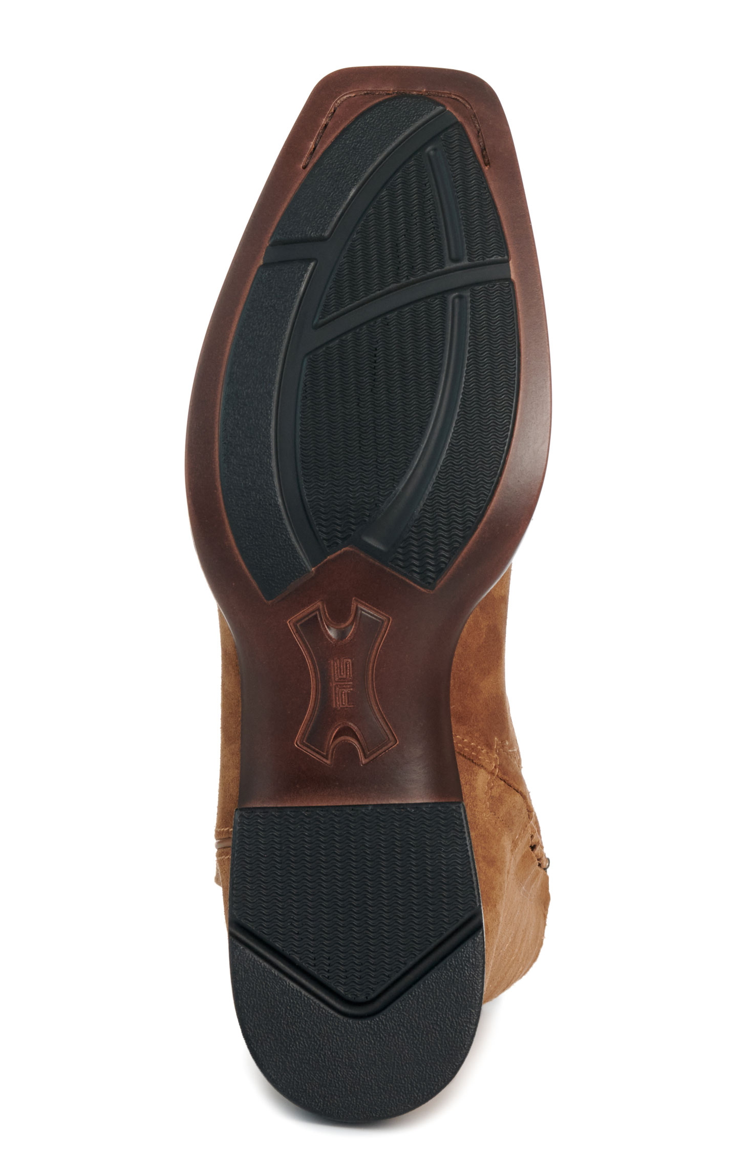 Ariat Men's Chestnut Suede Bantamweight Bodie Square Toe Cowboy Boots - Image 1