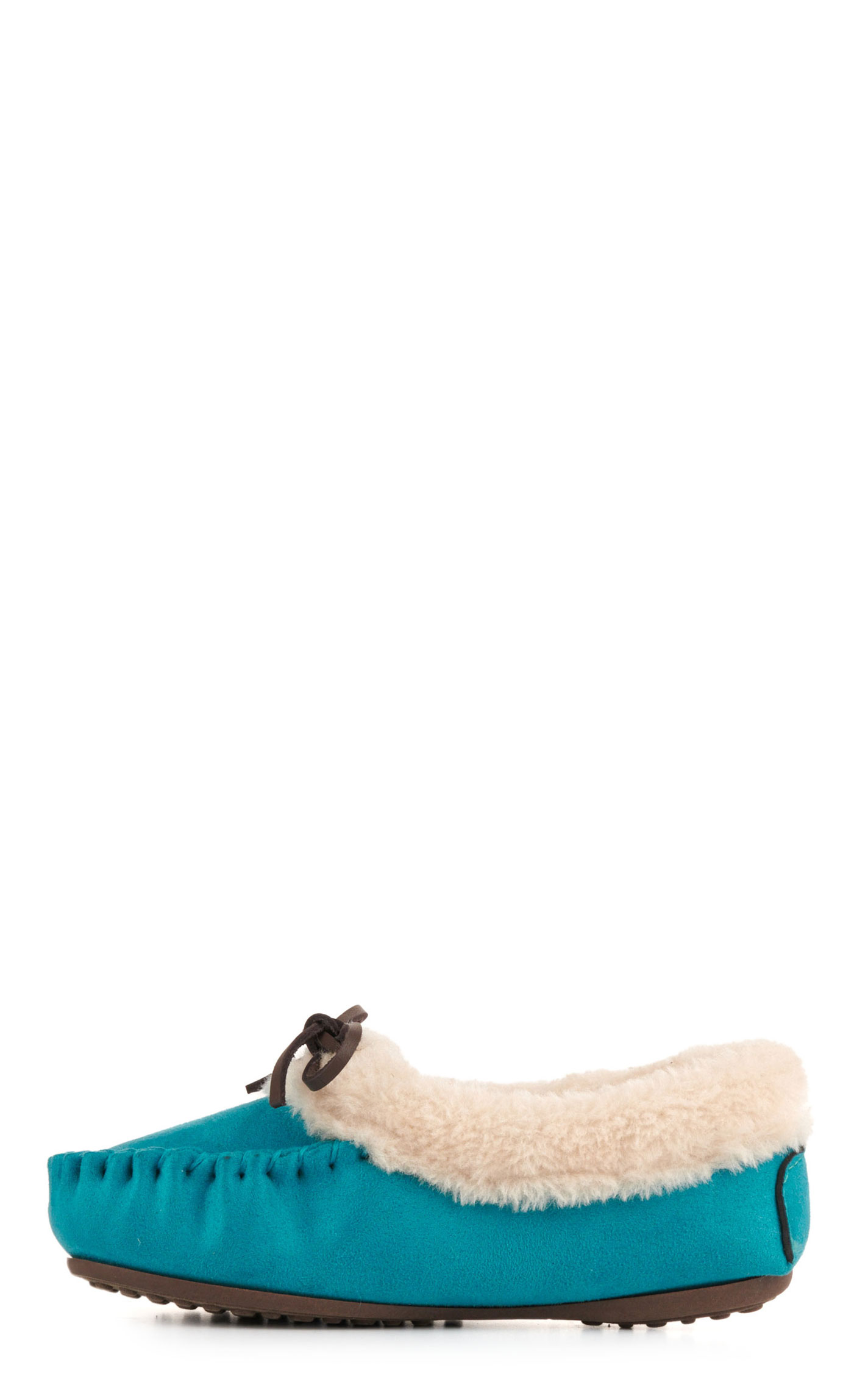 Blazin Roxx Girls' Sydney Turquoise Moccasin Slipper - Image 1