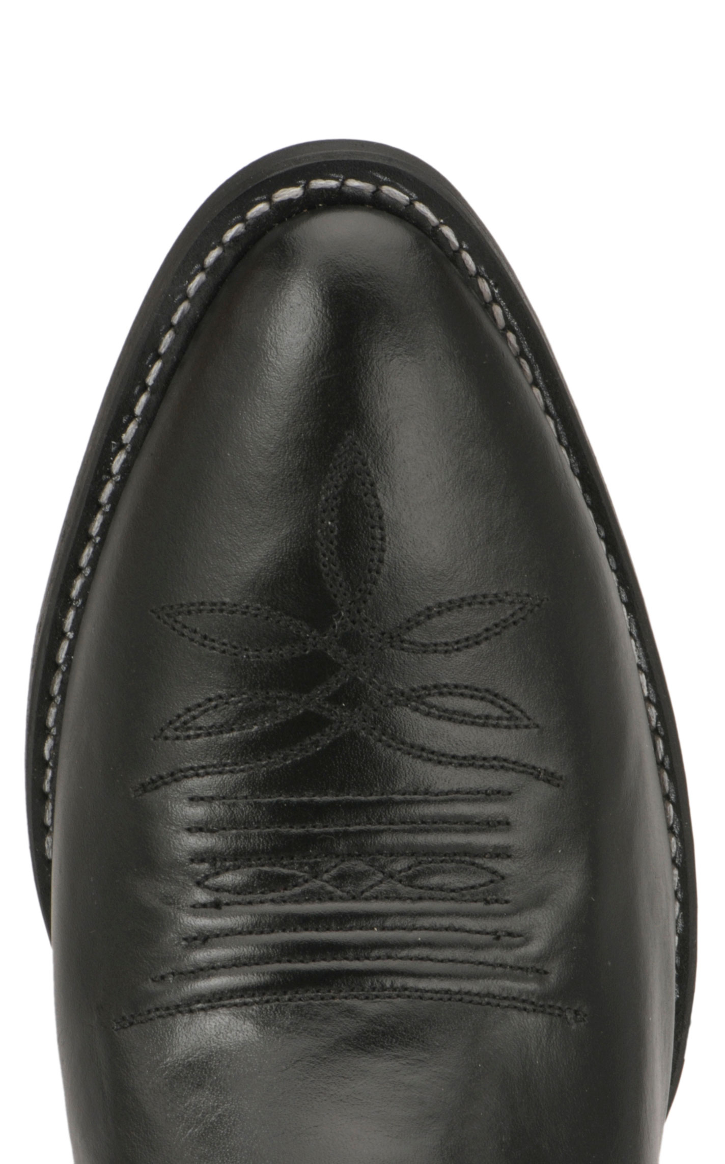 Justin Men's Black London Calf Classic Cowboy Boots - Image 1