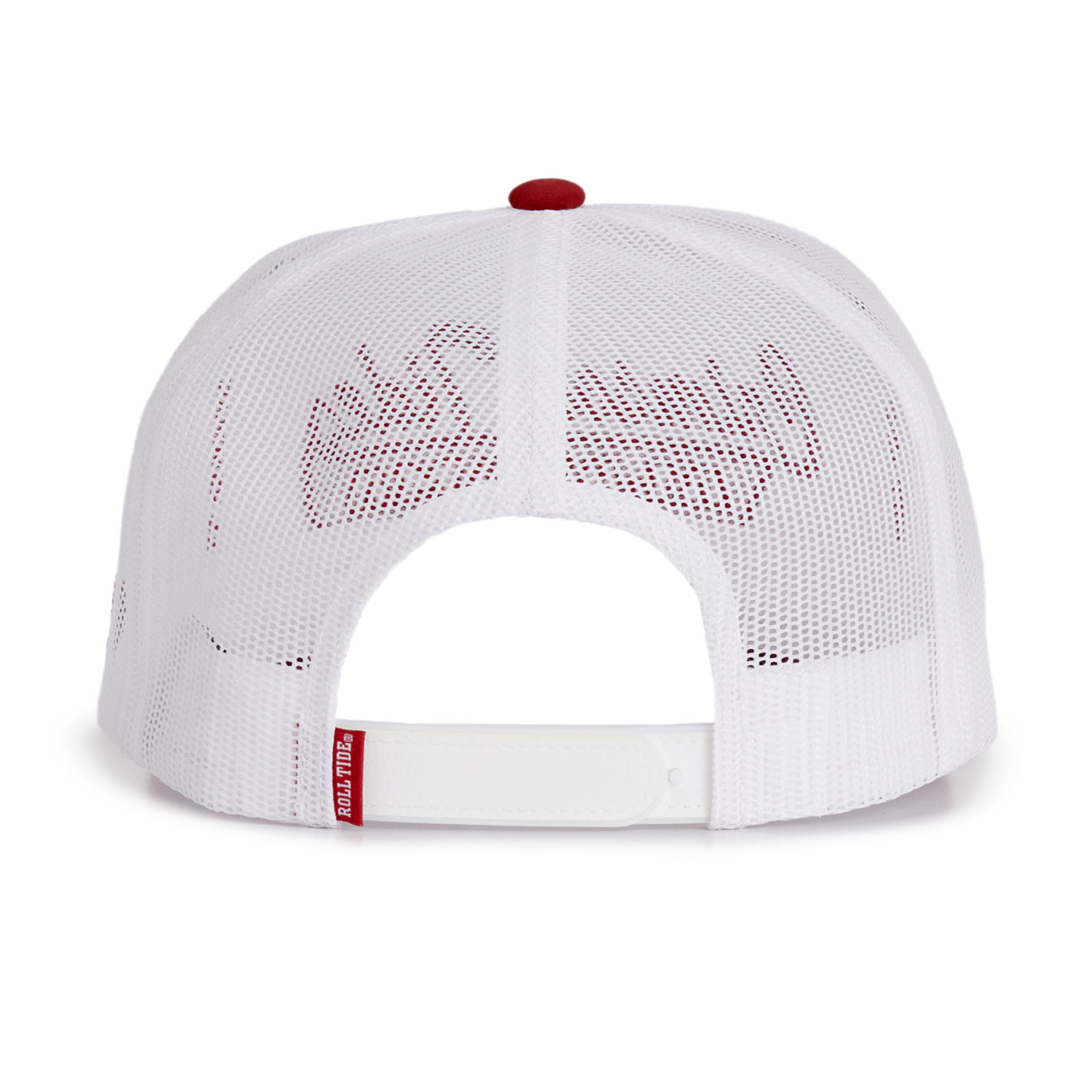 Hooey Collegiate Collection White & Crimson BAMA Embroidered Curved Bill Cap - Image 1