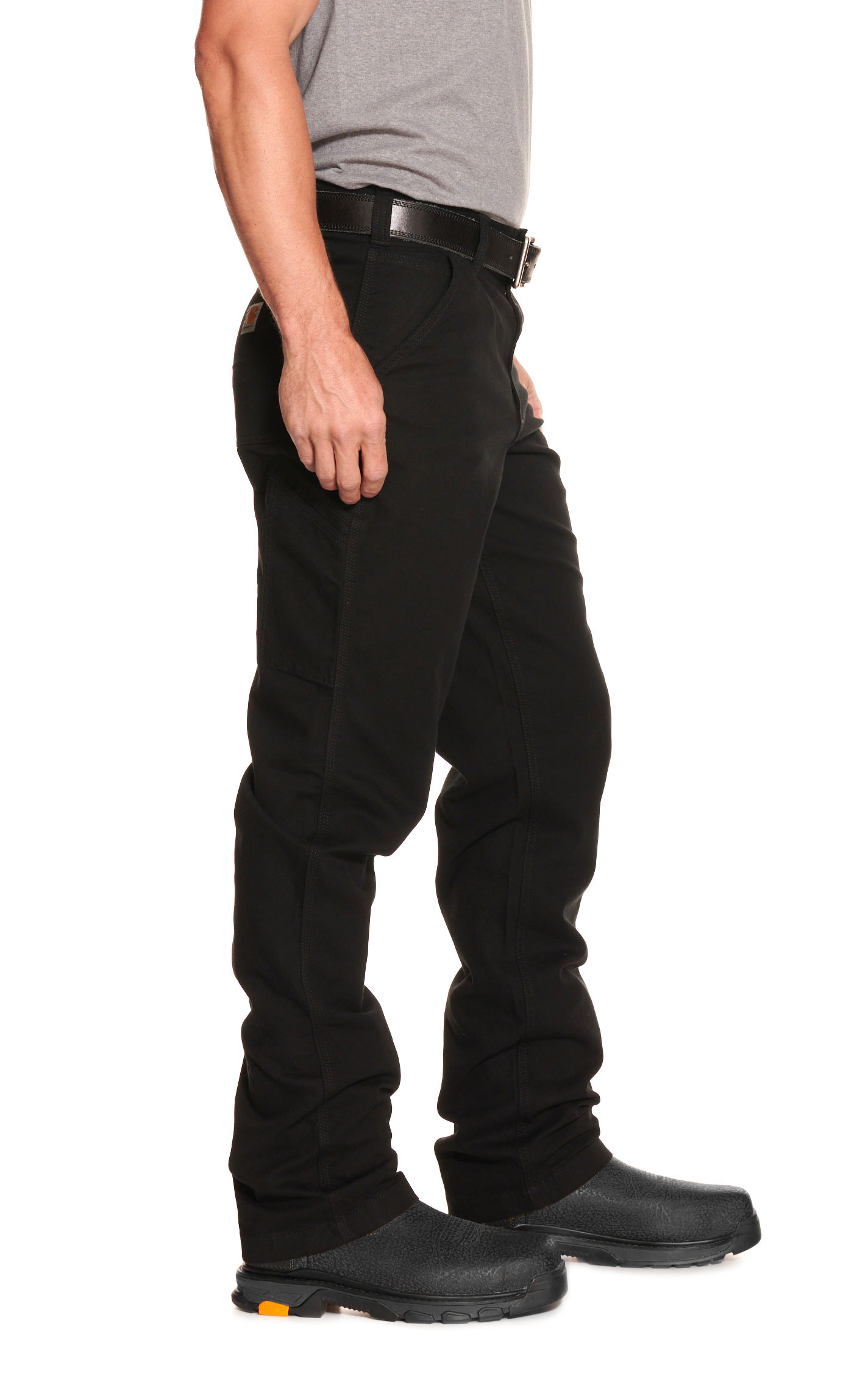 Carhartt Men's Black Rugged Flex Stretch Canvas Work Pants - Image 1