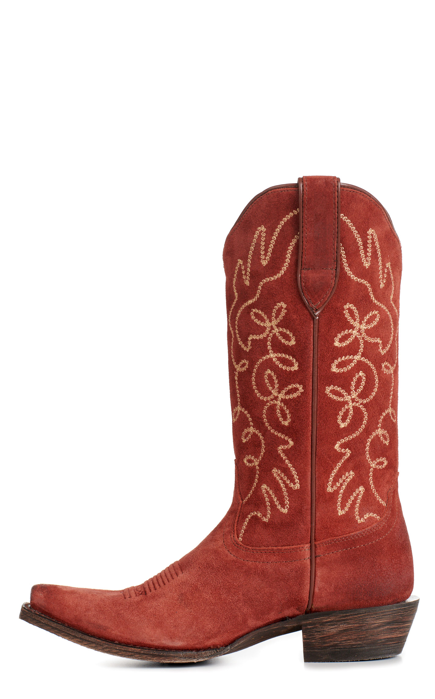 Ariat Women's Jukebox Cayenne Red Snip Toe Cowboy Boots - Image 1