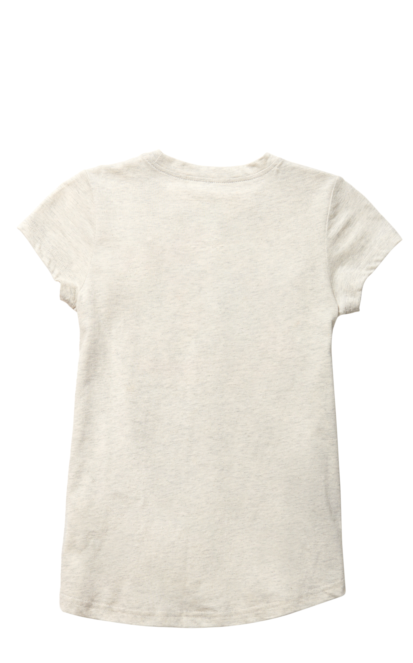 Rockin C Girl's Light Gray & Colorful Embroidery Aztec Desert Short Sleeve T-Shirt - Image 1