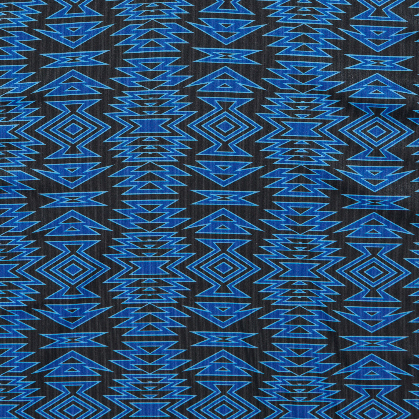 Rock & Roll Denim Boy's Blue Aztec Print Polo Shirt - Image 1