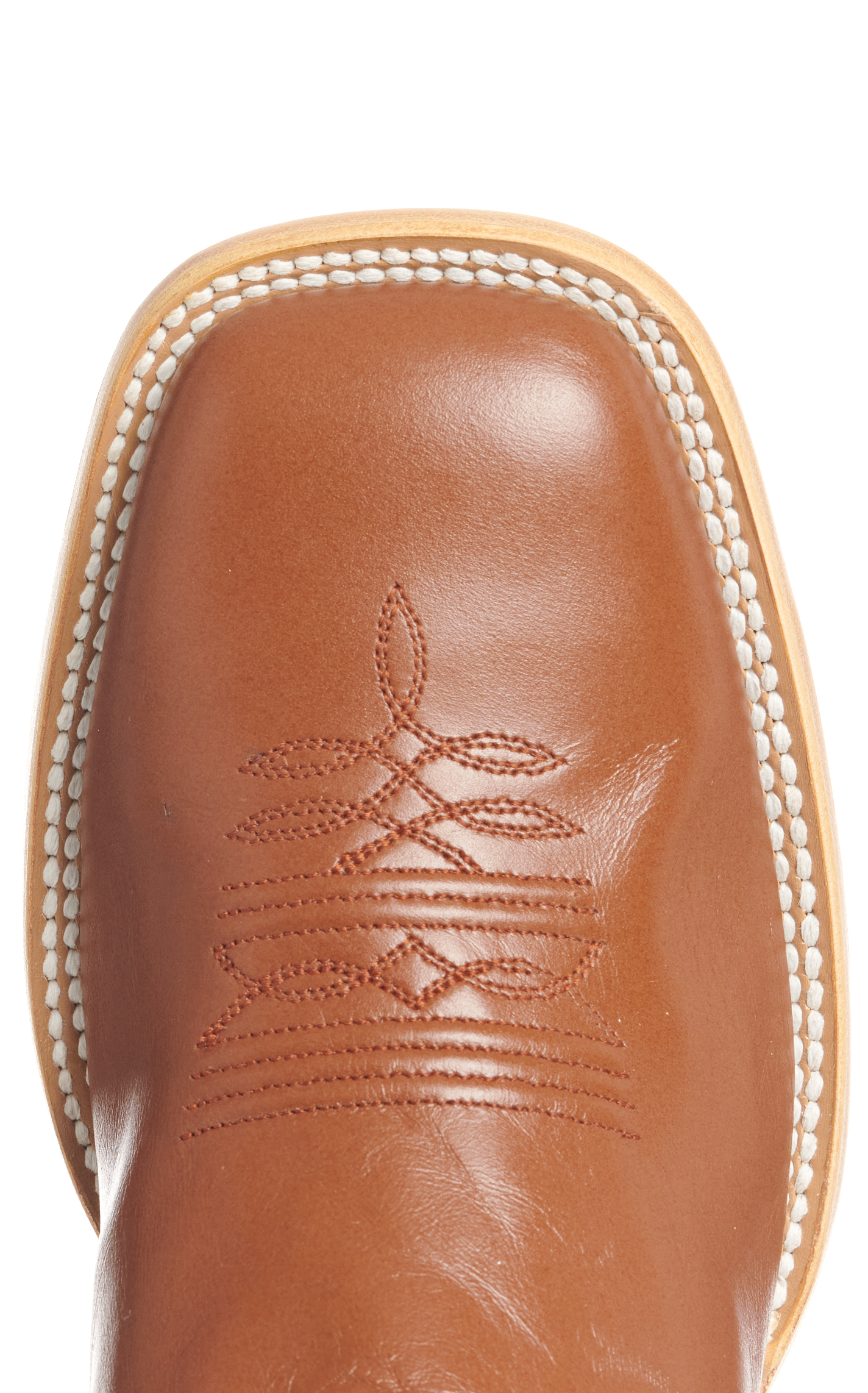 Hondo Men's Pagsoa Benedictine and Navy Square Toe Cowboy Boots - Image 1