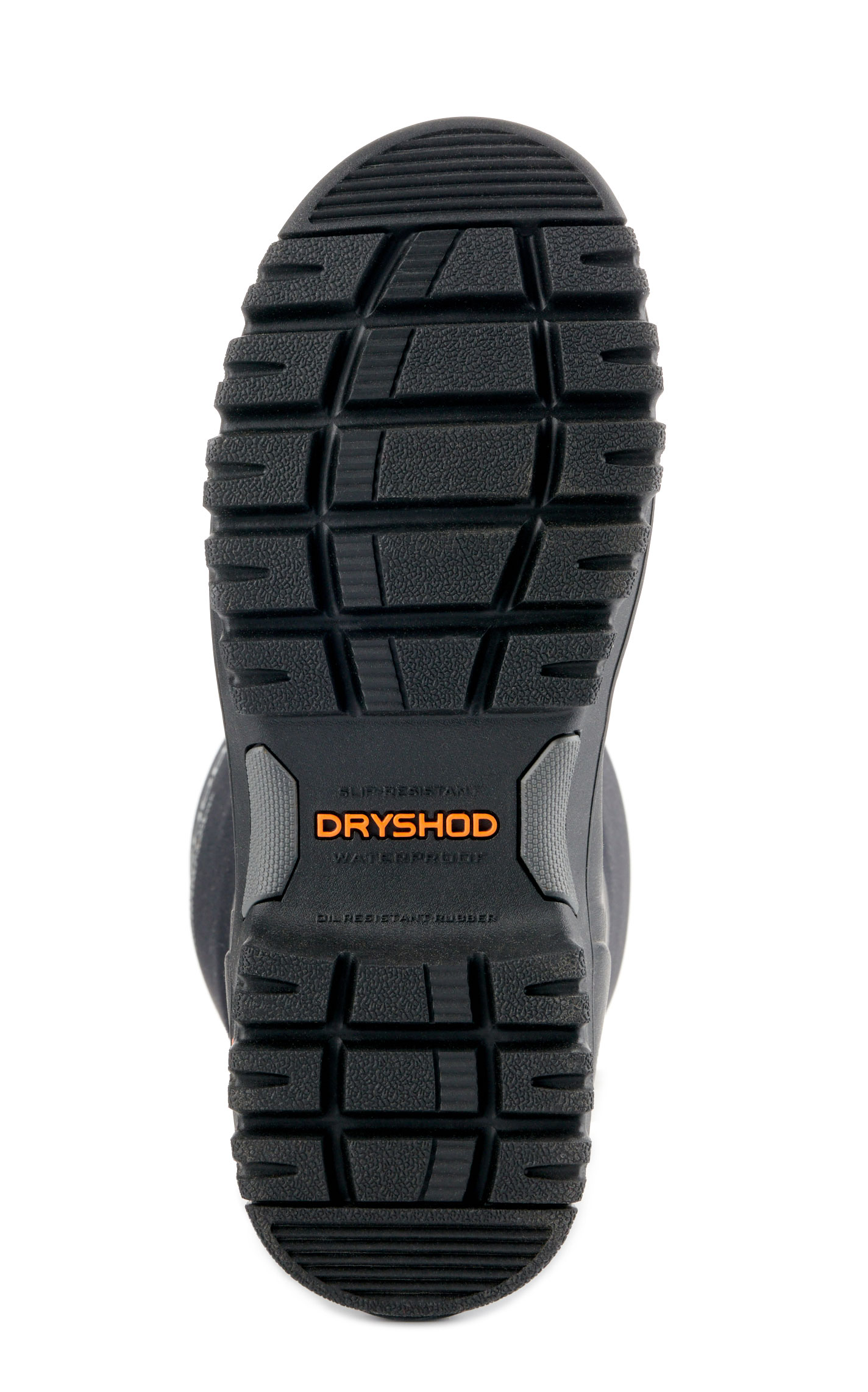 Dryshod Mudcat Hi Black Waterproof Toe Guard Round Toe Rubber Work Boots - Image 1