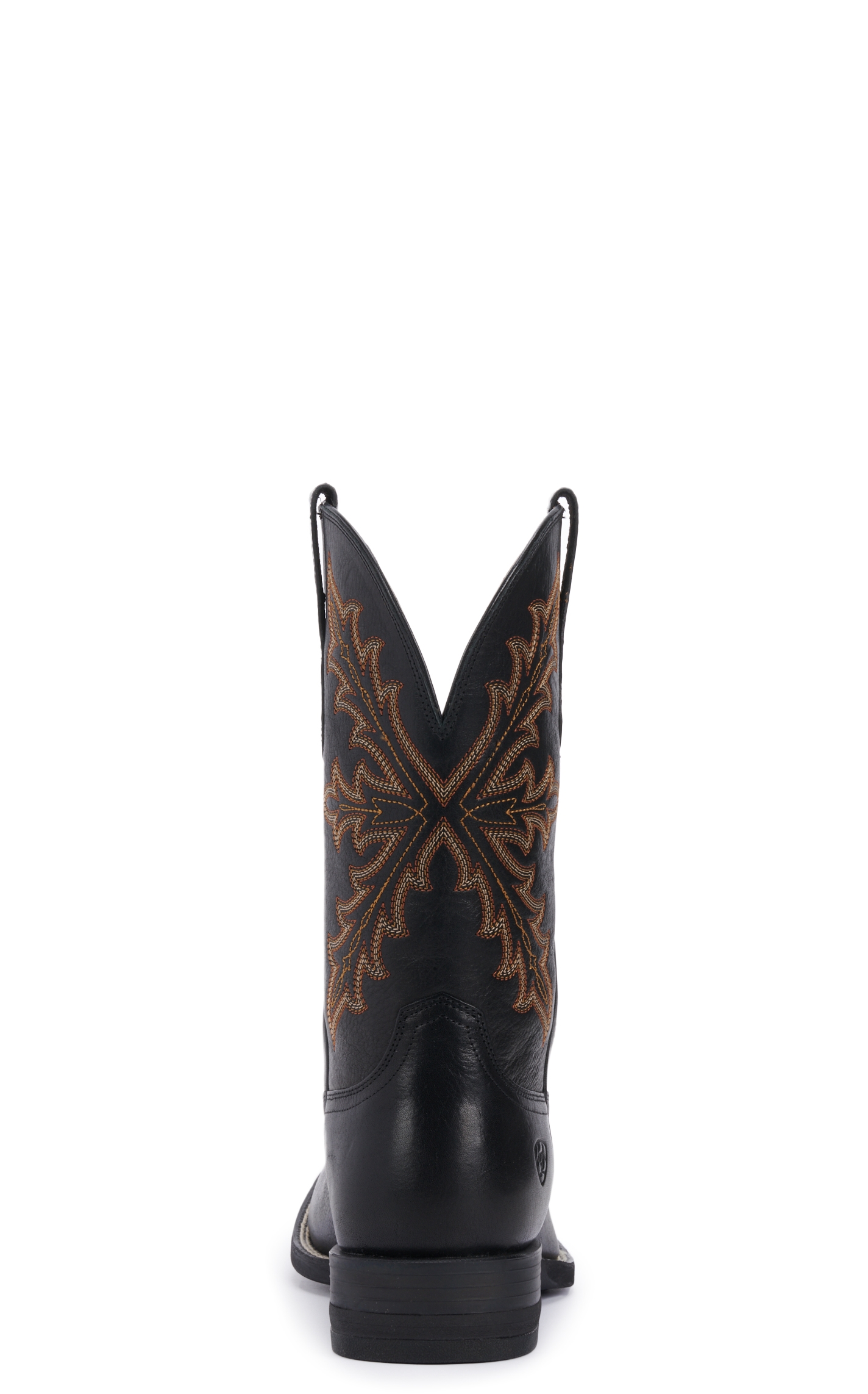 Ariat Men's Qualifier Night Sky Black Shock Shield Wide Square Toe Cowboy Boot - Image 1