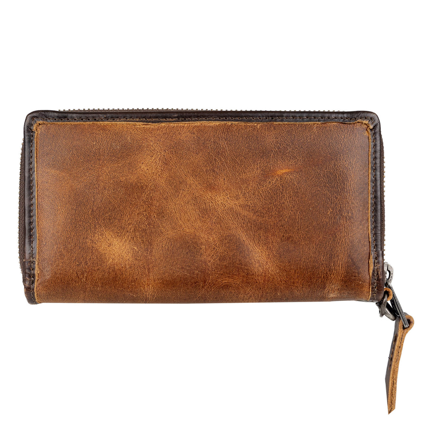 STS Vaquero Brown & White Cowhide Bifold Wallet - Image 1