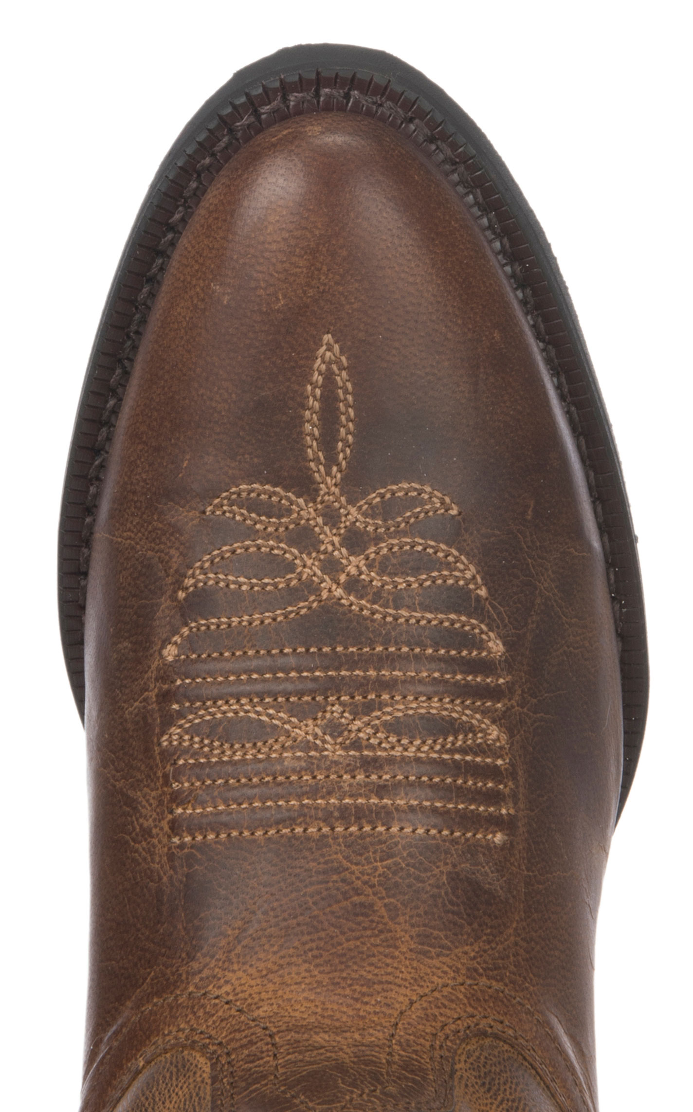 Laredo Women's Maddie Distressed Brown R-Toe Cowboy Boot - Image 1