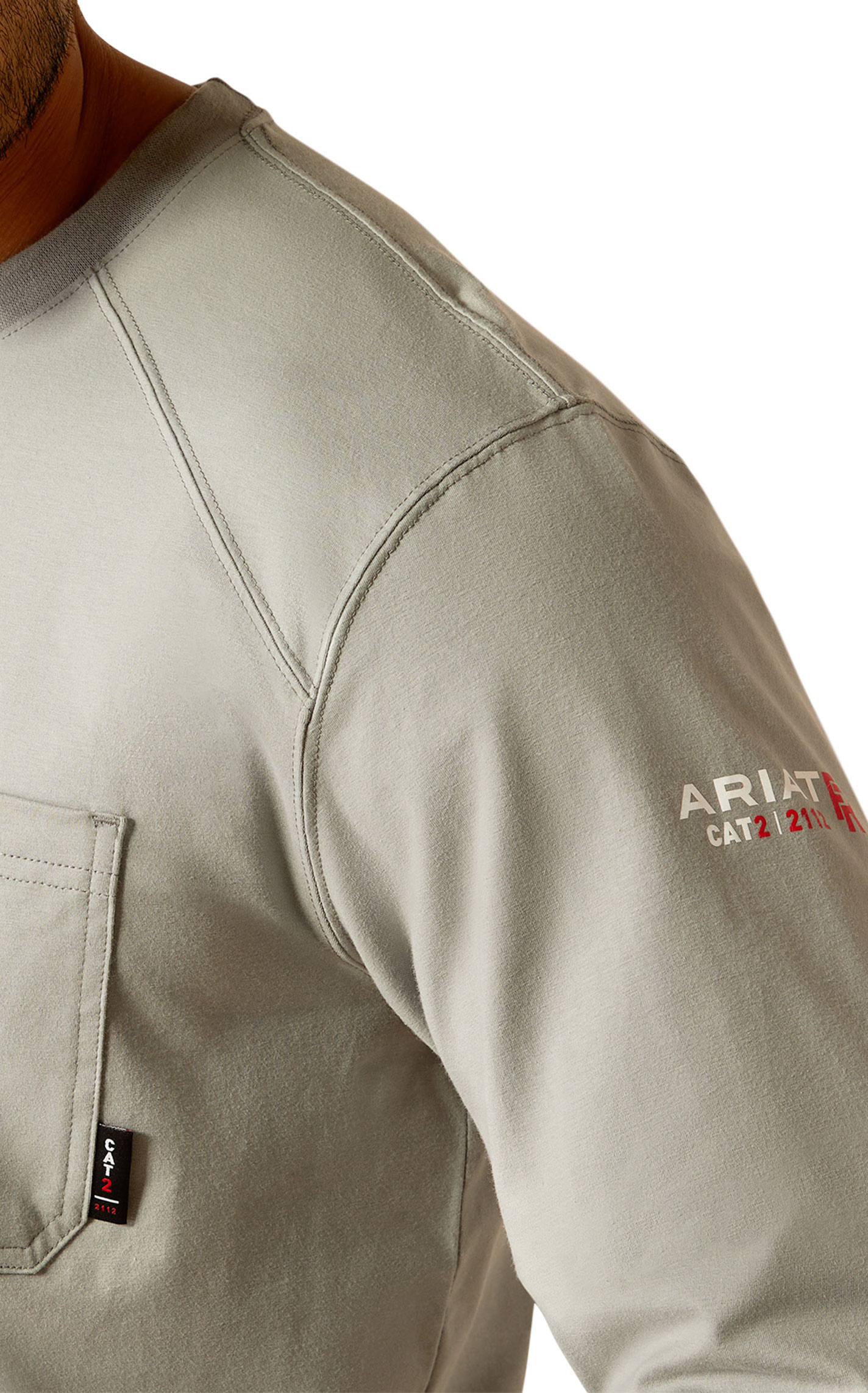 Ariat Men's FR Silver Fox Work T-Shirt - Image 1