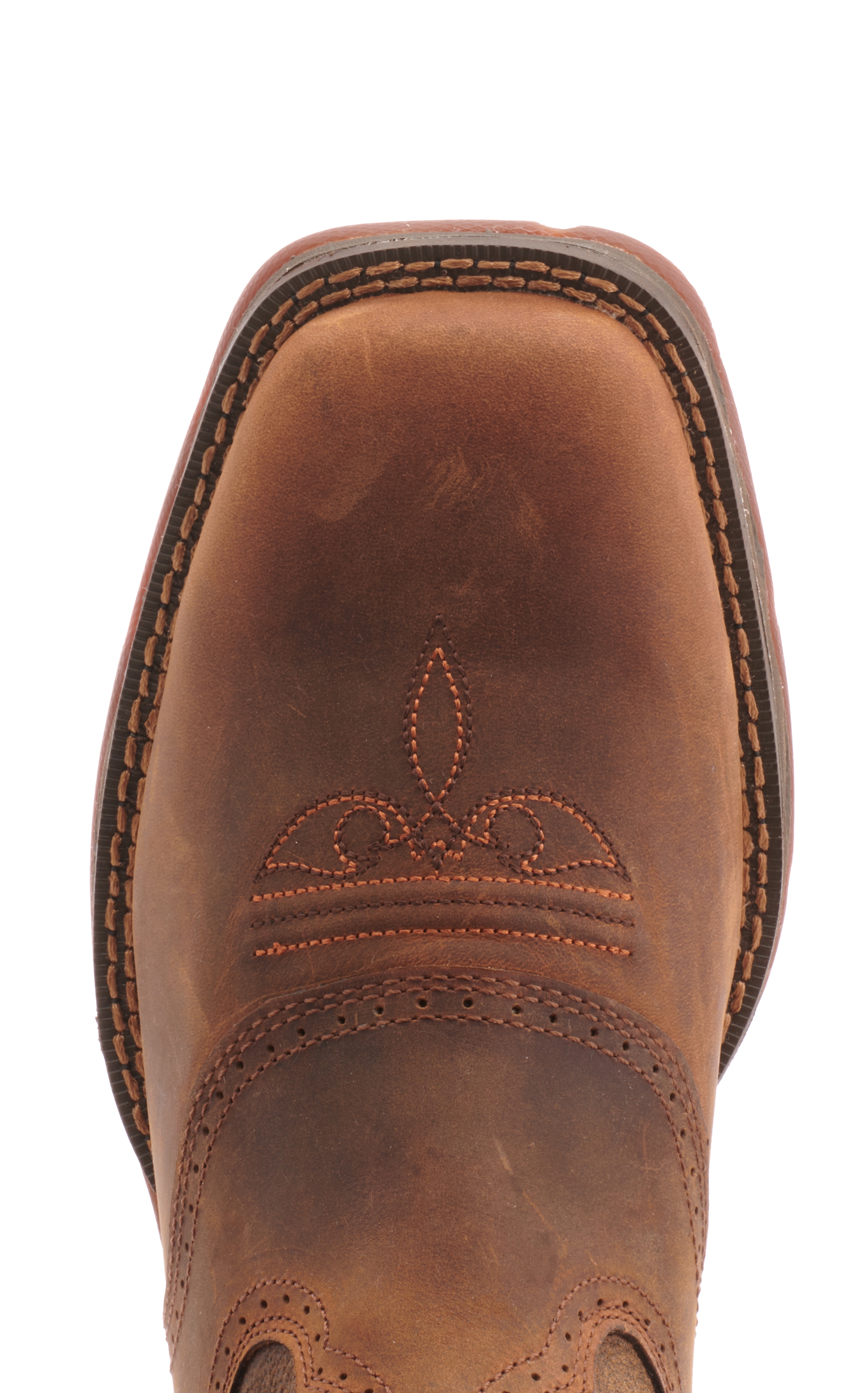 Durango Women's Rebel Trail Brown Wide Square Toe Cowboy Boots - Cavender's Exclusive - Image 1