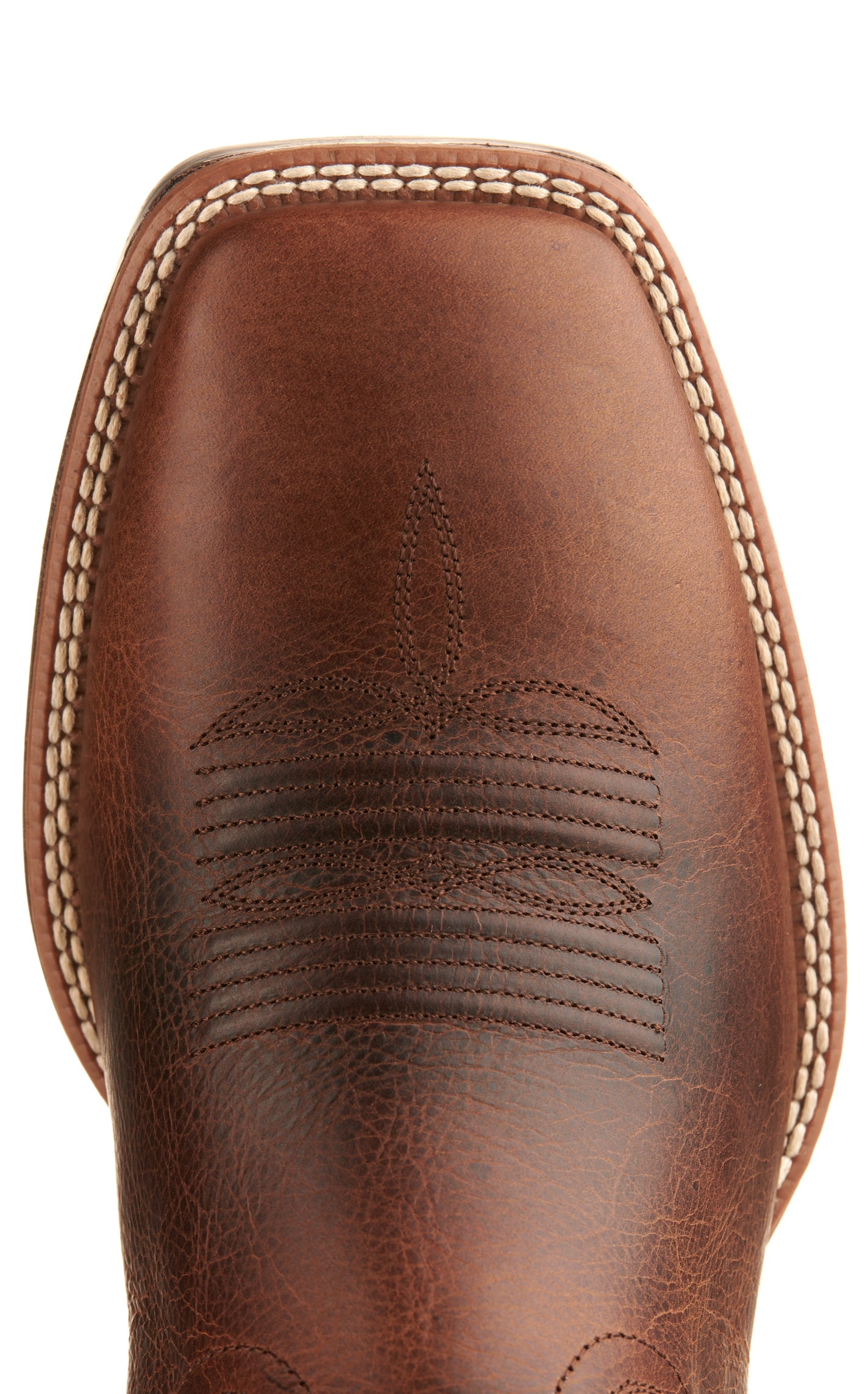 Ariat Men's Solado VentTEK Dark Whiskey Bantamweight Wide Square Toe Cowboy Boots - Image 1