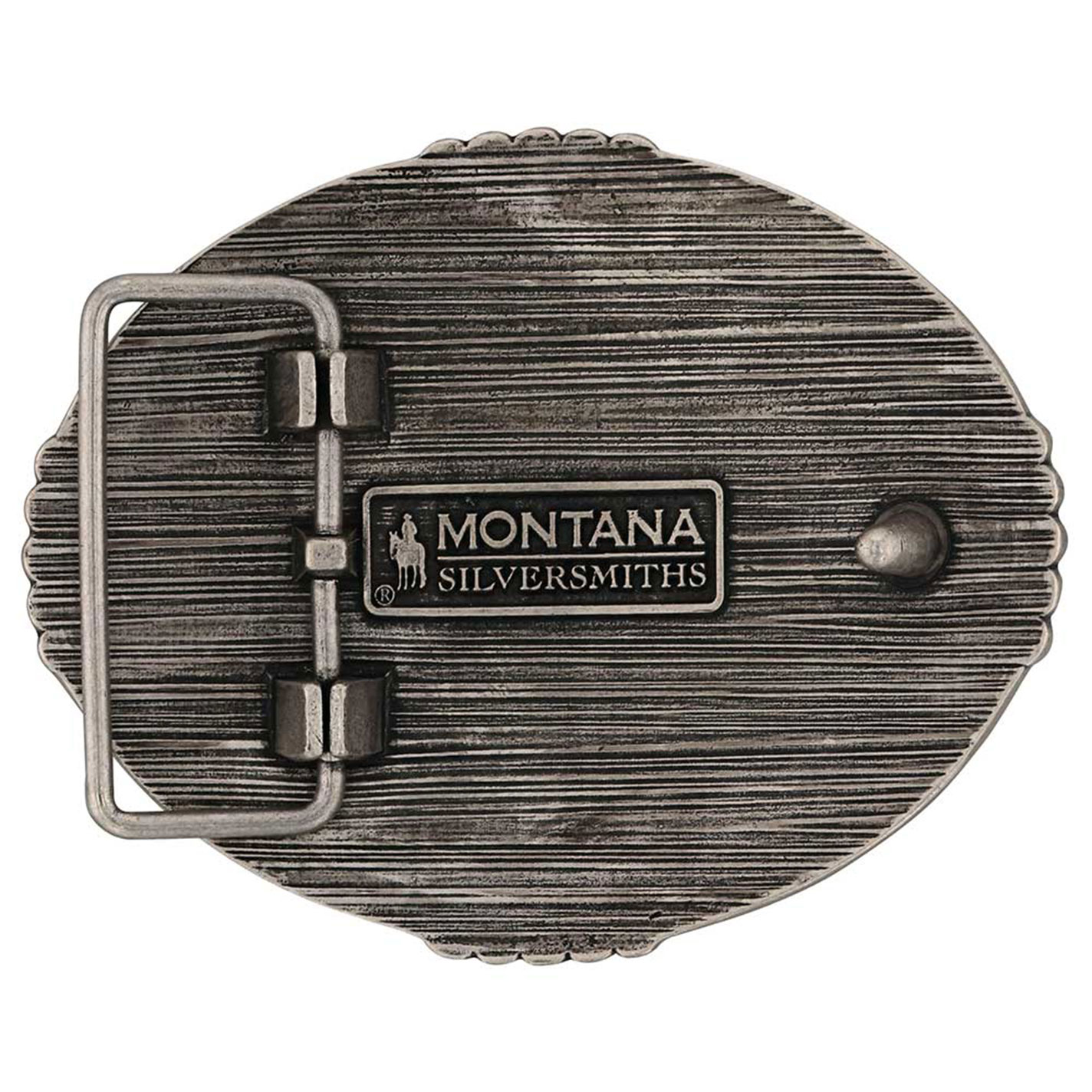 Montana Silversmith Attitude Silver Sunrise Bronc Belt Buckle - Image 1