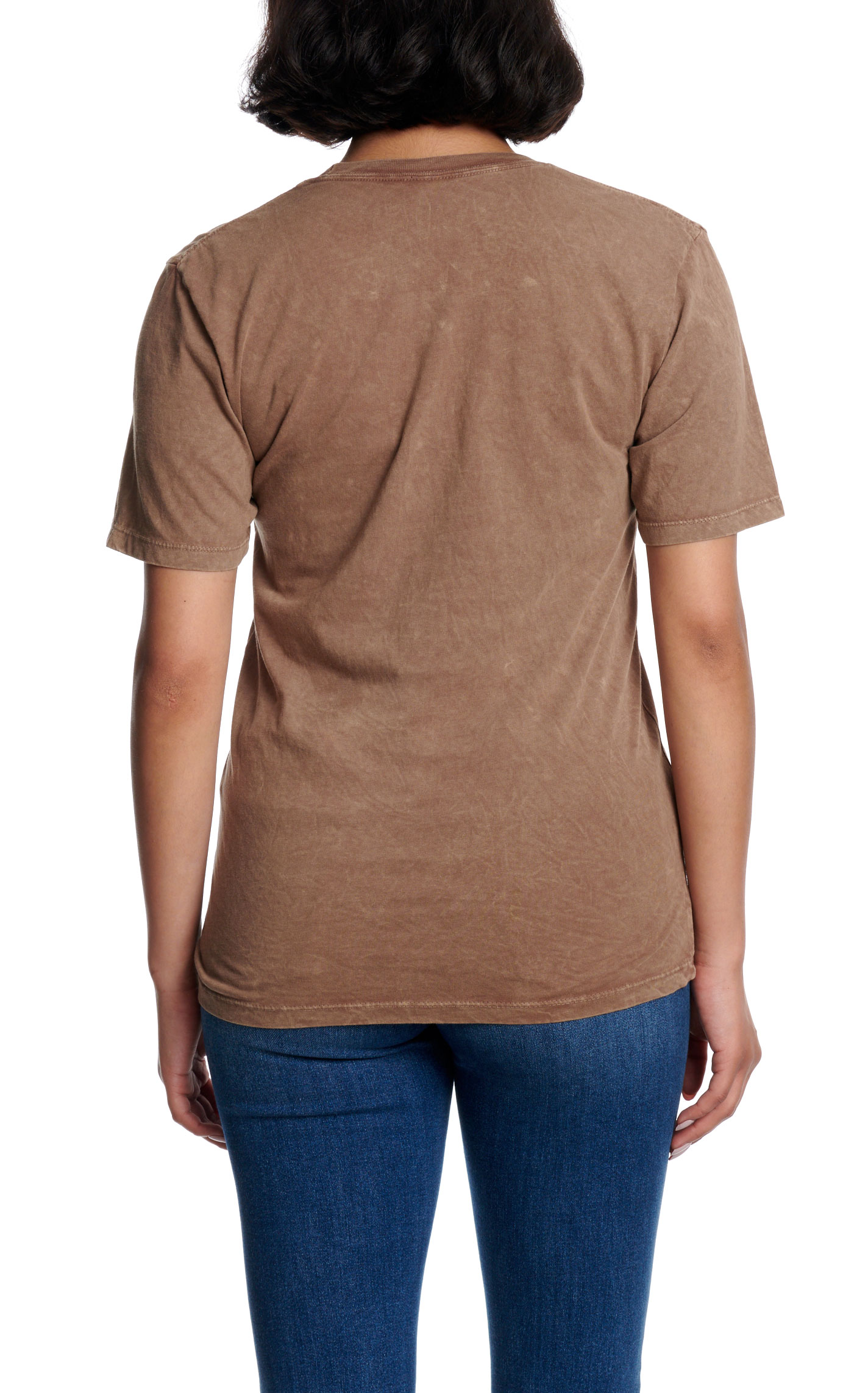 Lotus Fashion Women's Mocha Wild Spirit Graphic T-Shirt - Image 1