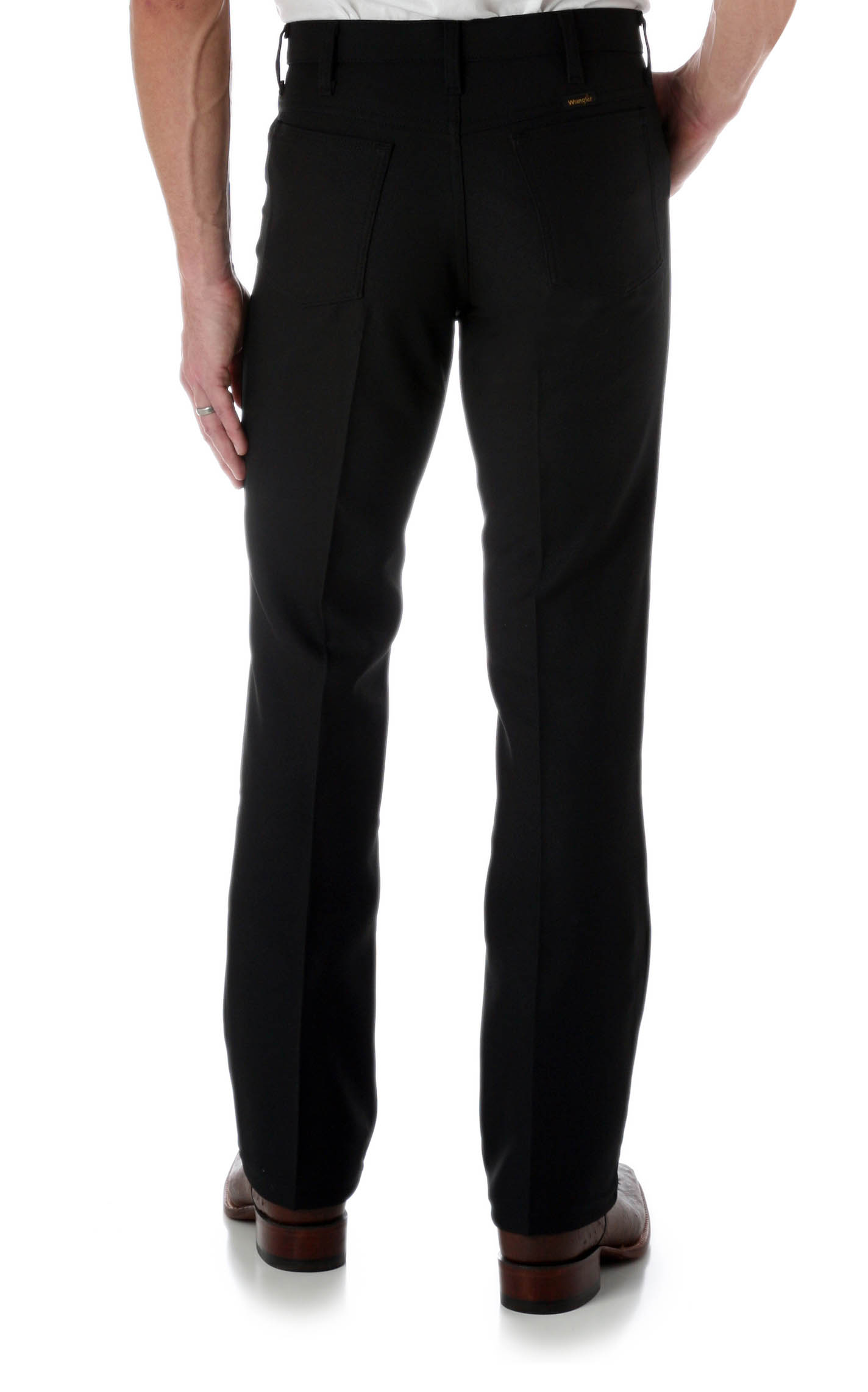 Wrangler Wrancher Black Dress Pants - Image 1