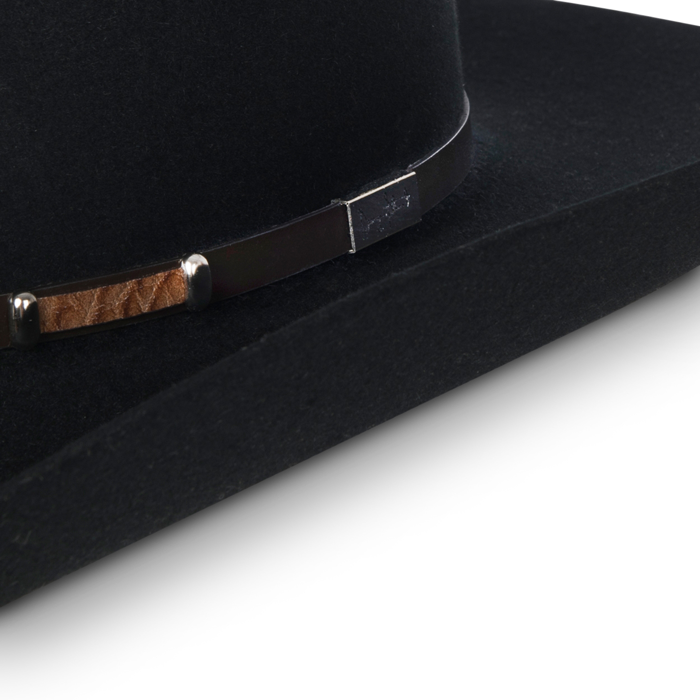 Resistol George Strait Black 6X Felt Cowboy Hat - Image 1