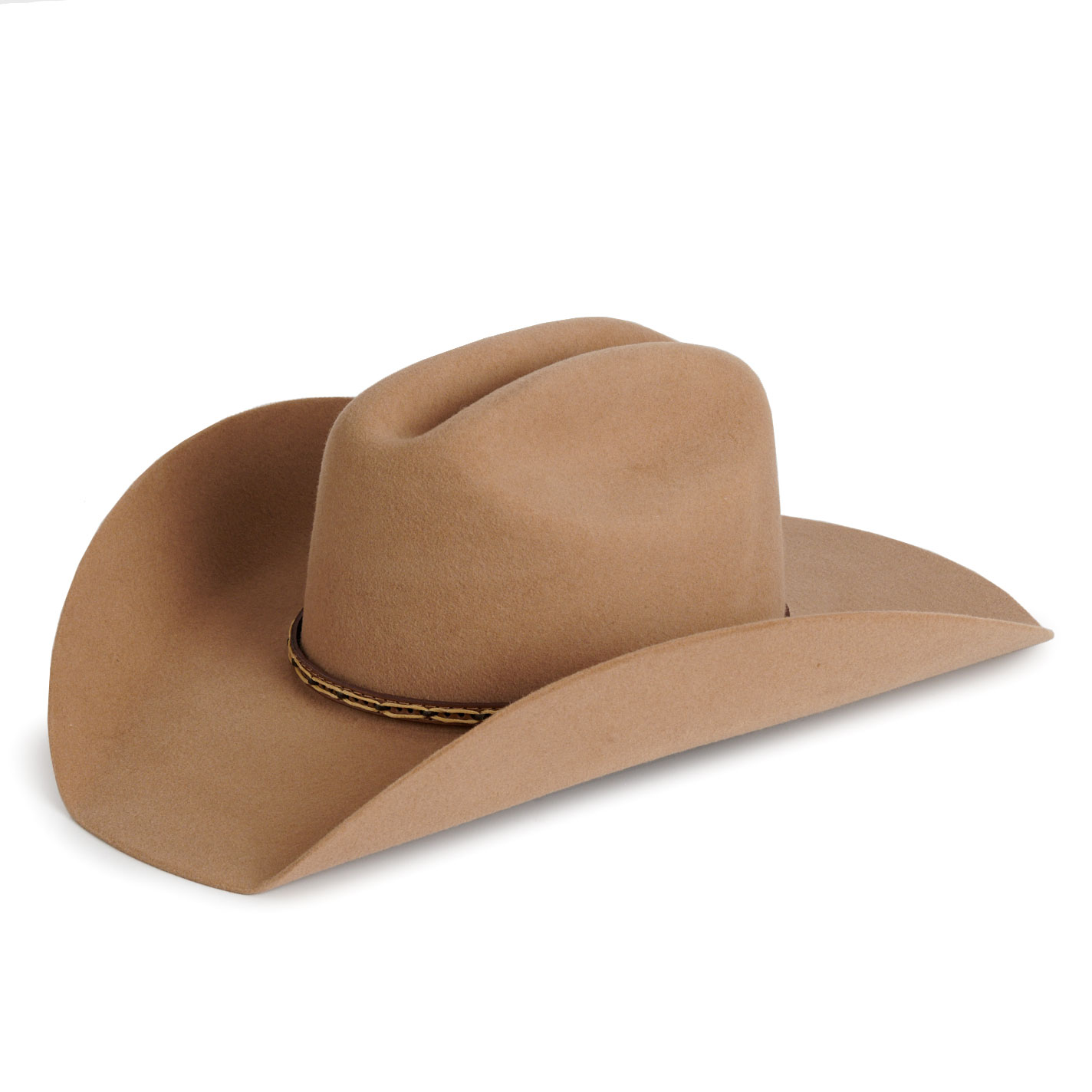 Cavender's Sheridan Cattleman 3X Fawn Premium Wool Cowboy Hat - Image 2