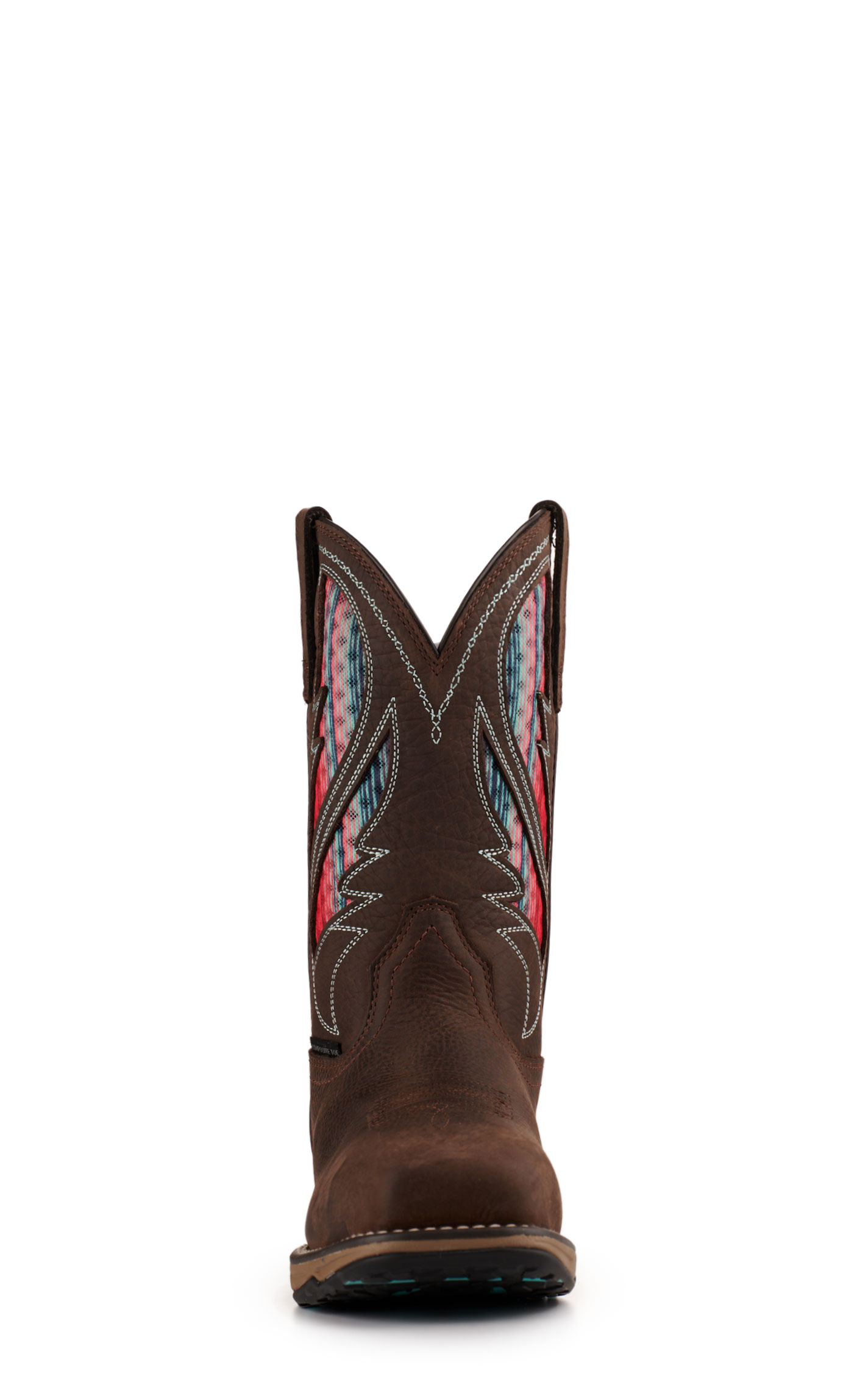 Ariat Women's Anthem Dark Chocolate with Serape VentTEK Waterproof Wide Square Composite Toe Work Boot - Image 1
