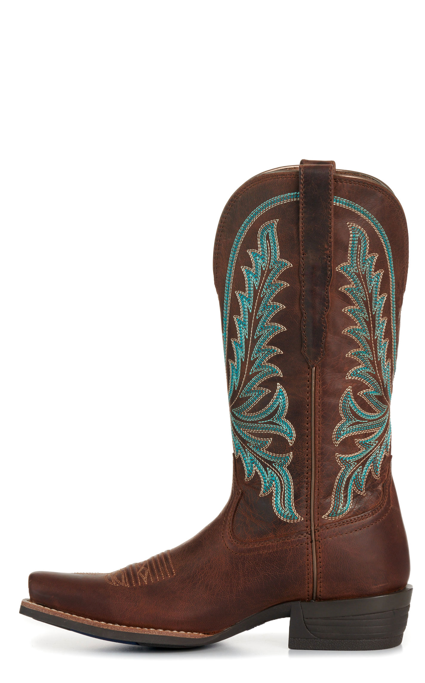 Ariat Women's Sassy Brown Shock Shield Narrow Cutter Toe Cowboy Boots - Image 1