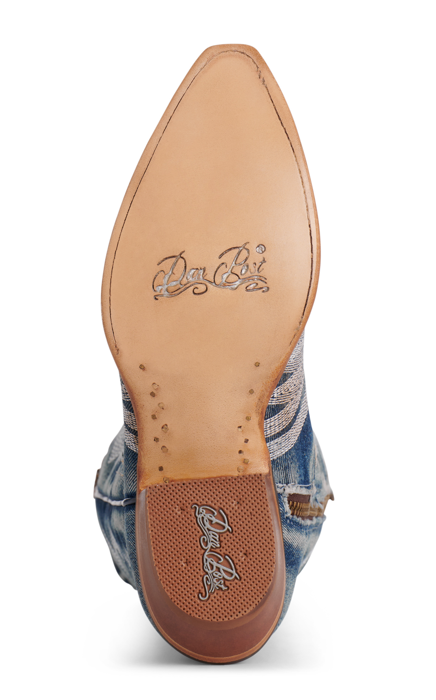 Dan Post Women's Denim Darlin' Snip Toe Cowboy Boots - Image 1