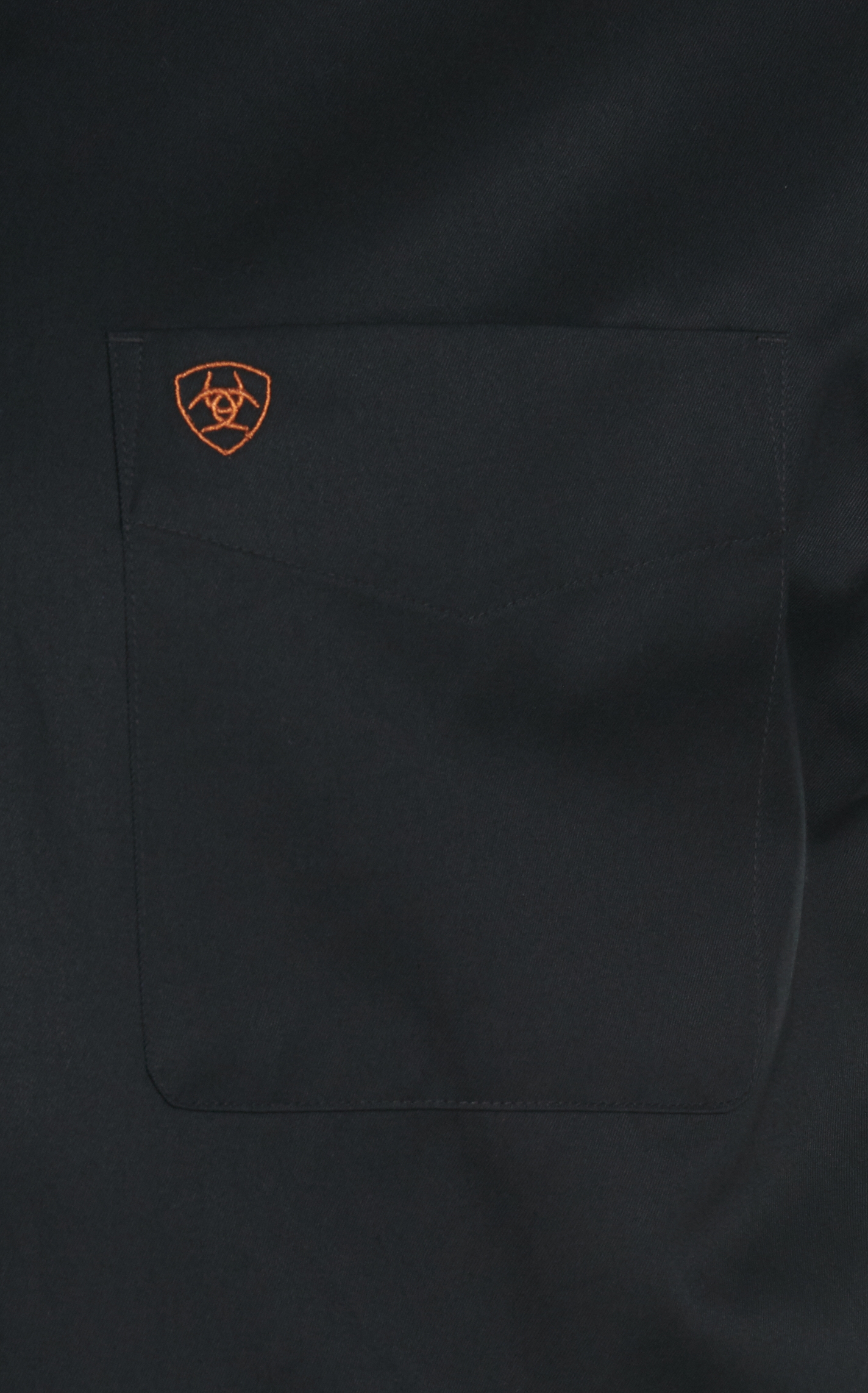Ariat Men's Solid Black Long Sleeve Western Shirt - Image 1