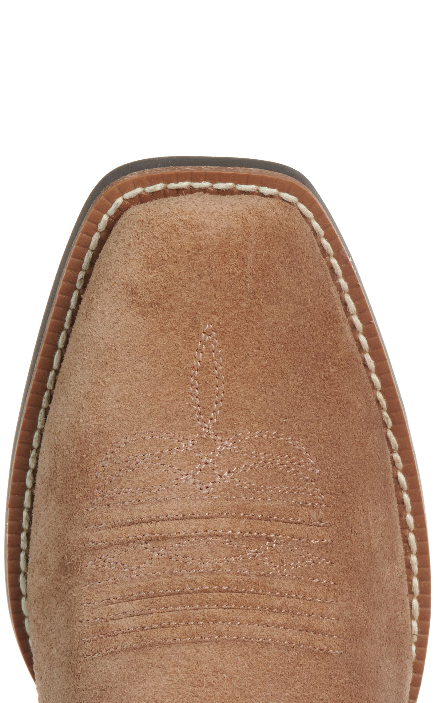 Ariat Women’s Tawny Roughout & Violet Pink Shine Rock Creek Narrow Cutter Toe Cowboy Boots - Image 1