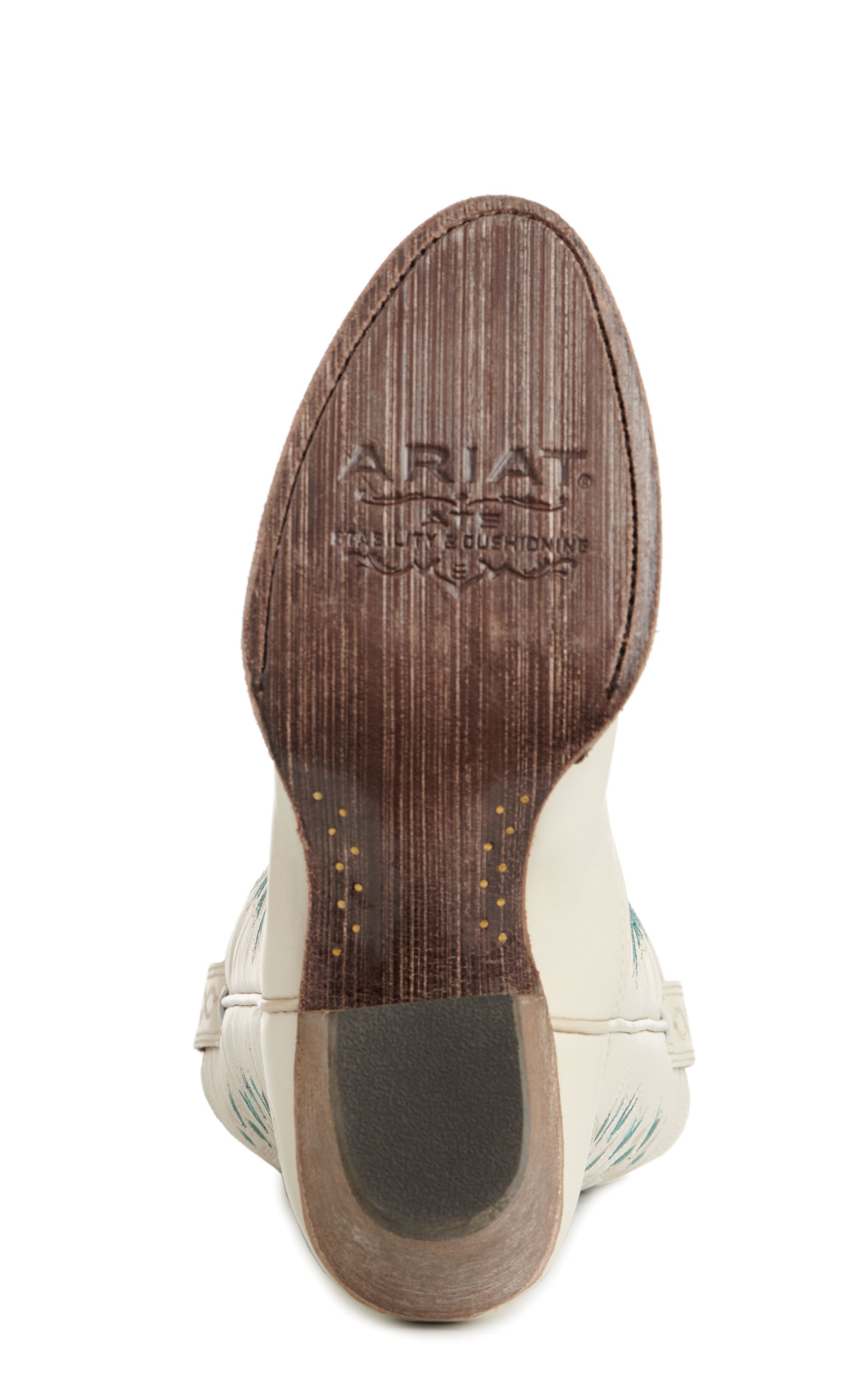 Ariat Women's Desert Holly Cream Round Toe Cowboy Boots - Image 1