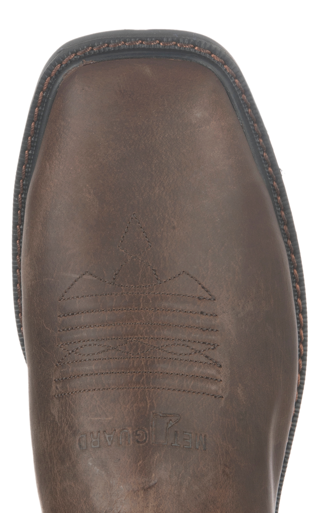 Ariat Men's Groundbreaker Brown MetGuard Square Steel Toe Work Boot - Image 1