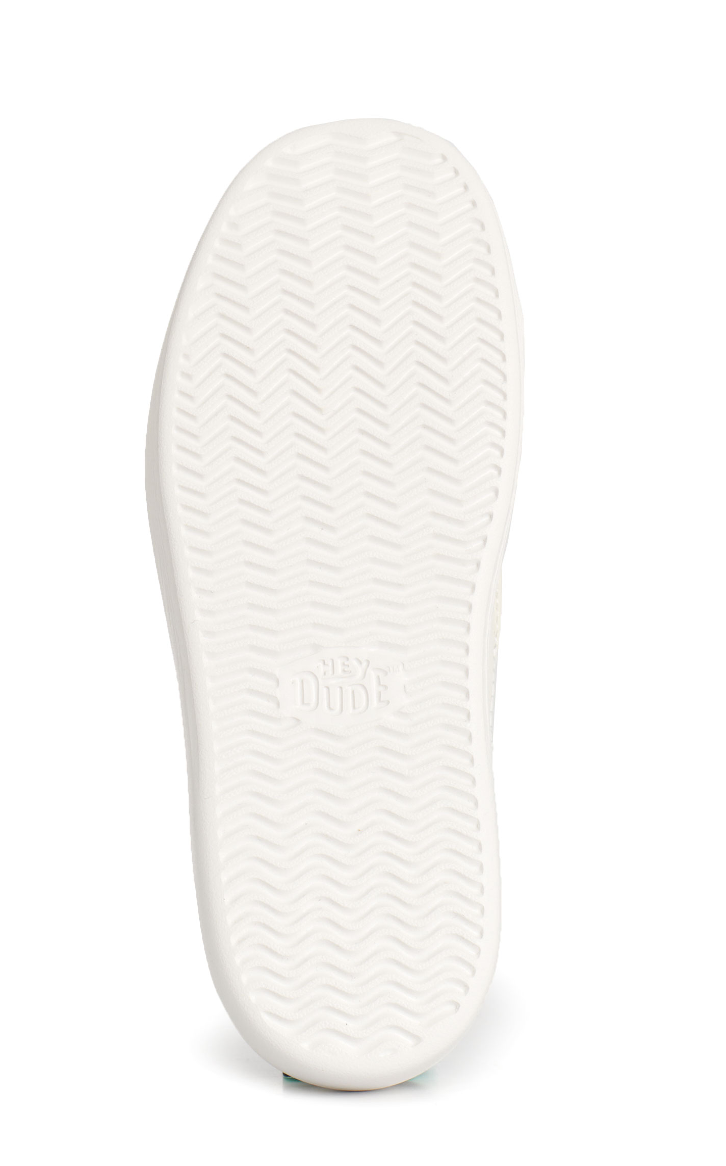 Hey Dude Women's Austin Lift White Faux Leather Moc Toe Casual Shoe - Image 1