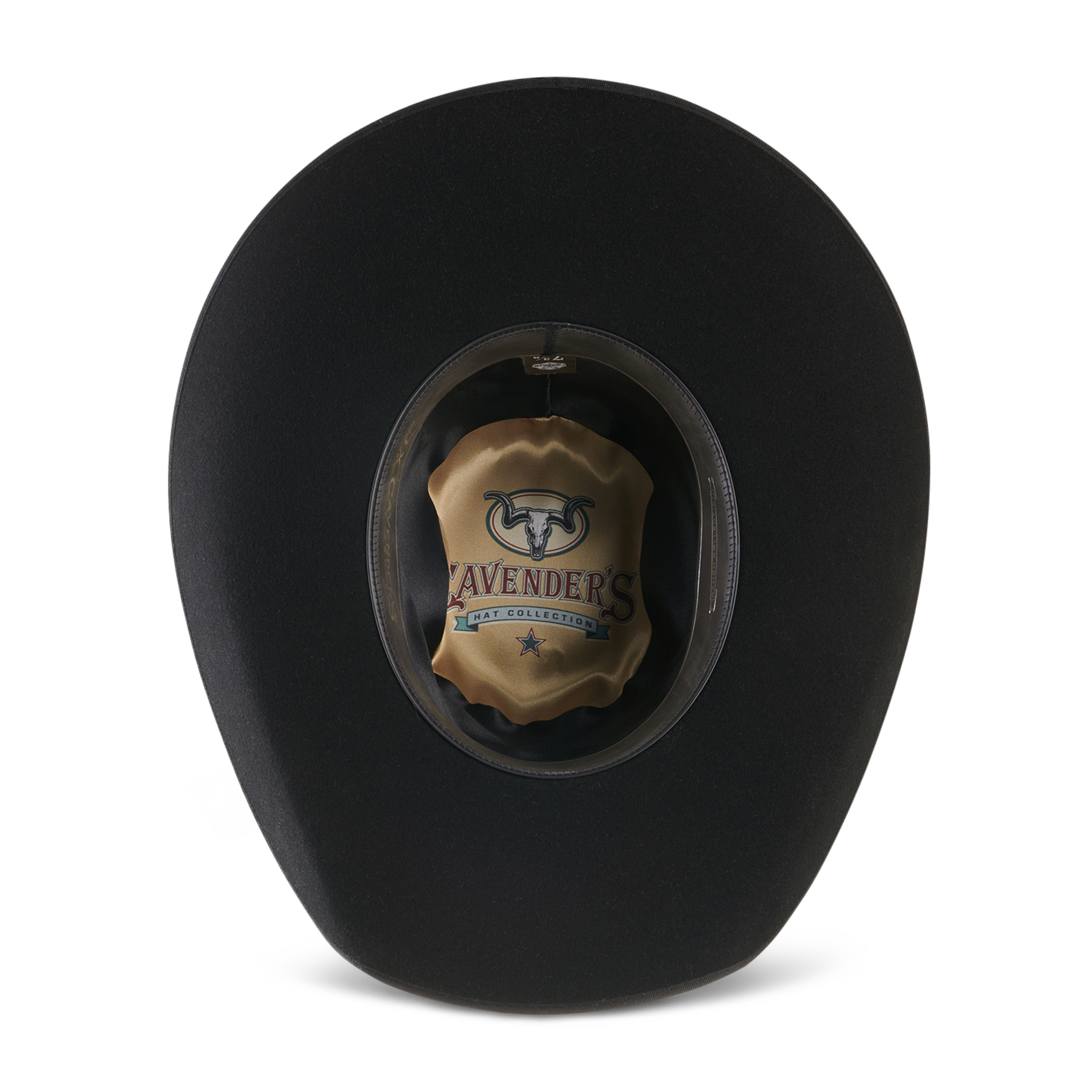 Cavender's Cowboy Collection 3X Black Bull Rider Crown  Premium Wool Cowboy Hat - Image 1