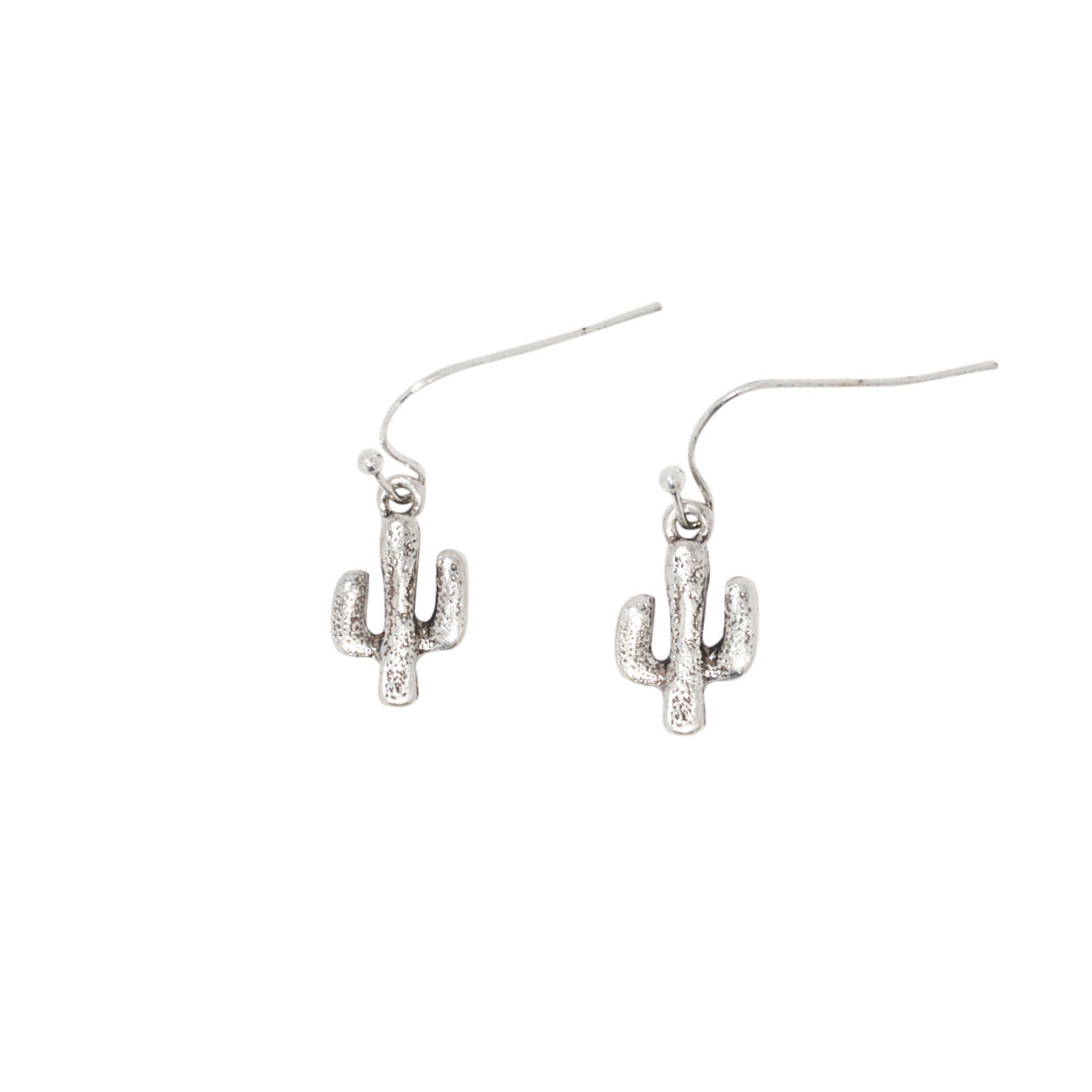 Blazin Roxx 3-Piece Silver Turquoise Cactus Jewelry Set - Image 1