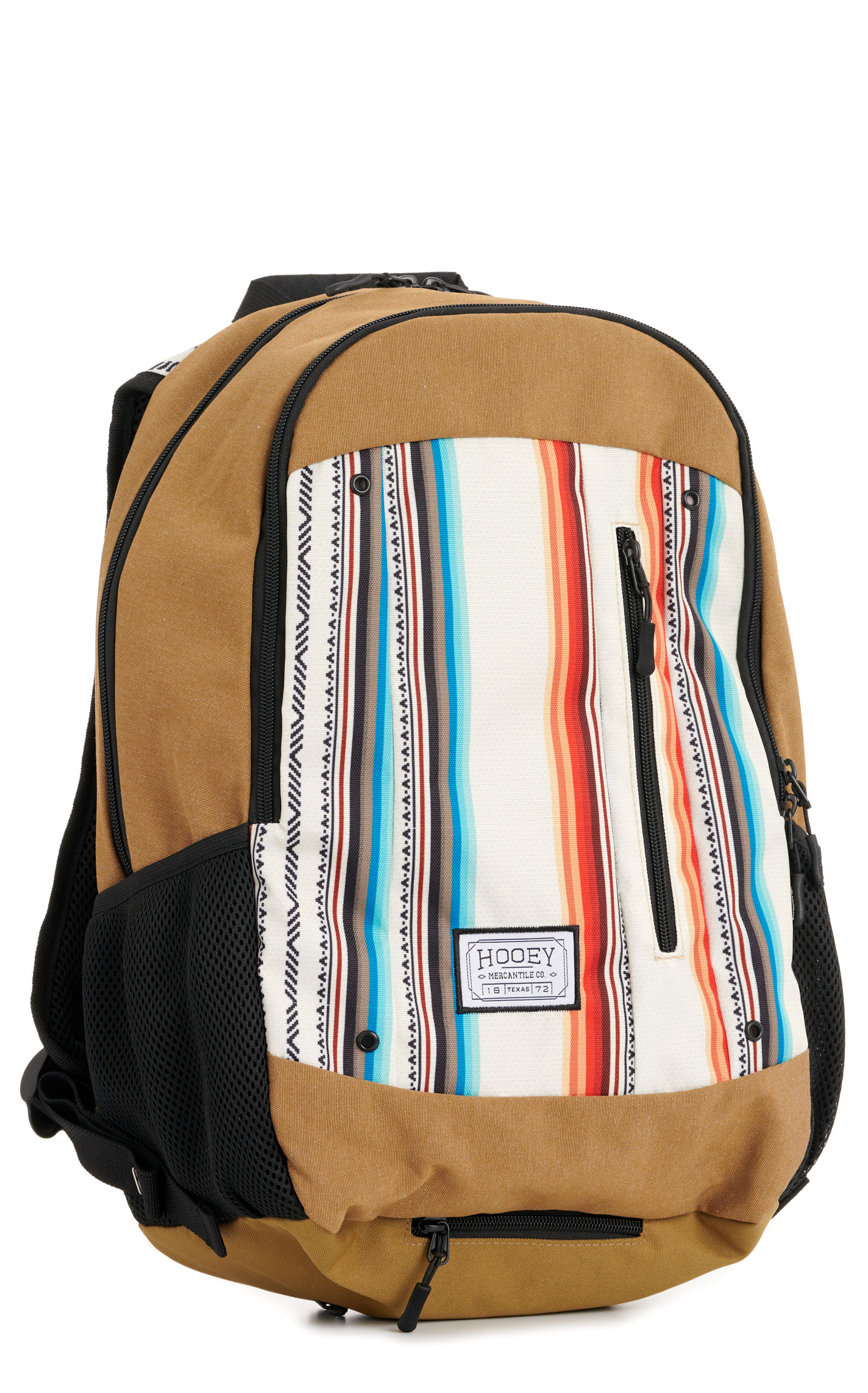 Hooey Rockstar Spicy Mustard & Colorful Serape Logo Backpack - Image 1