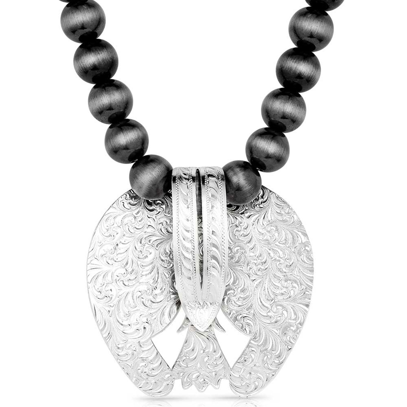 Montana Silversmiths Rise Above Beaded Pendant Necklace - Image 1