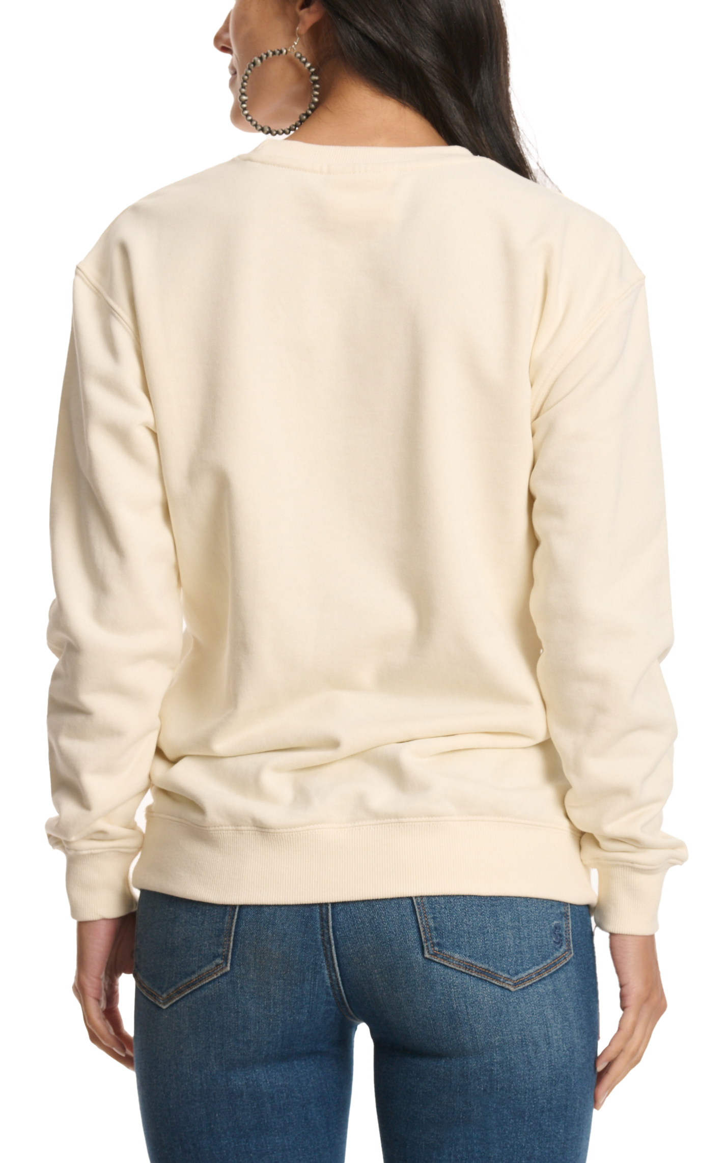 Lotus Fashion Women's Cream Rodeo Nights Graphic Pullover - Image 1
