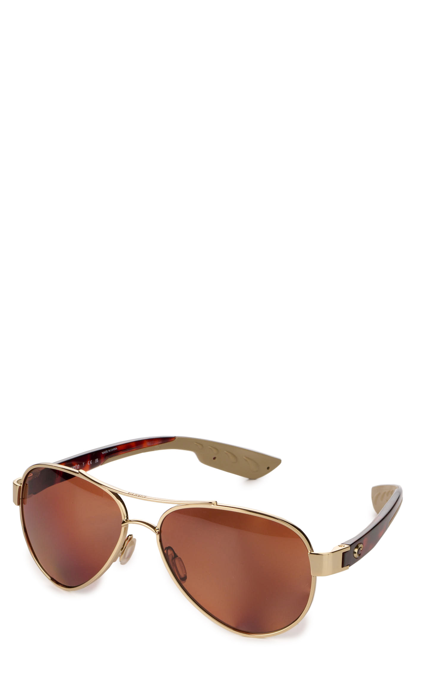 Costa Loreto Rose Gold Frames Copper Lens 580P Sunglasses - Image 1