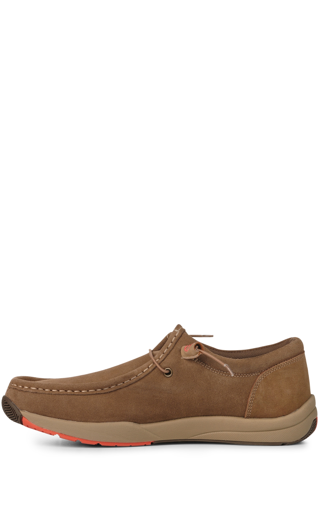 Roper Men's Clearcut Tan Suede Lace Up Chukka Casual Shoes - Image 1