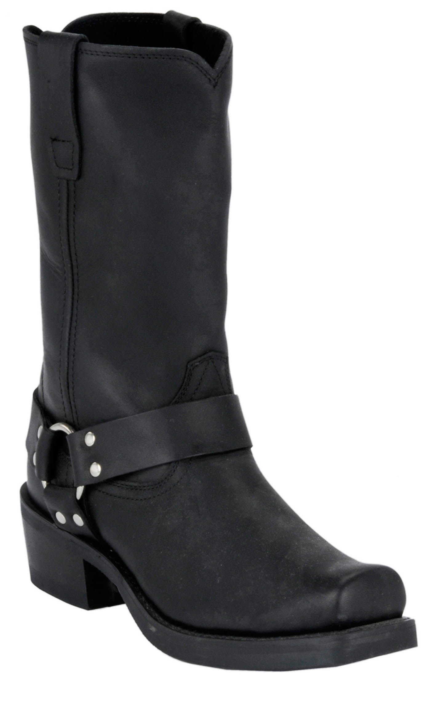 Durango Men's Chip Toe Black Harness Boots - Image 1