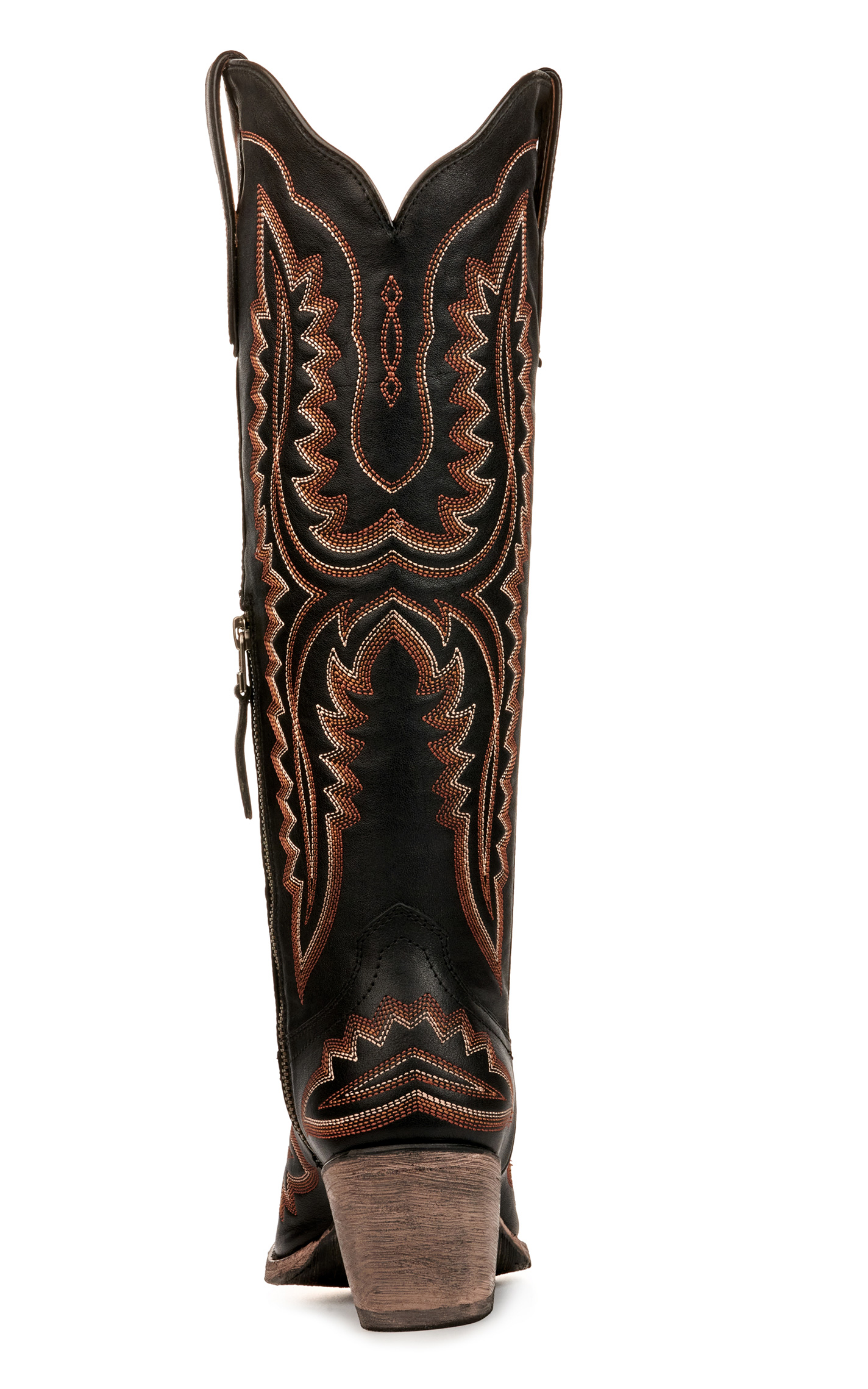 Ariat Women's Casanova Brooklyn Black Snip Toe Tall Cowboy Boots - Image 1