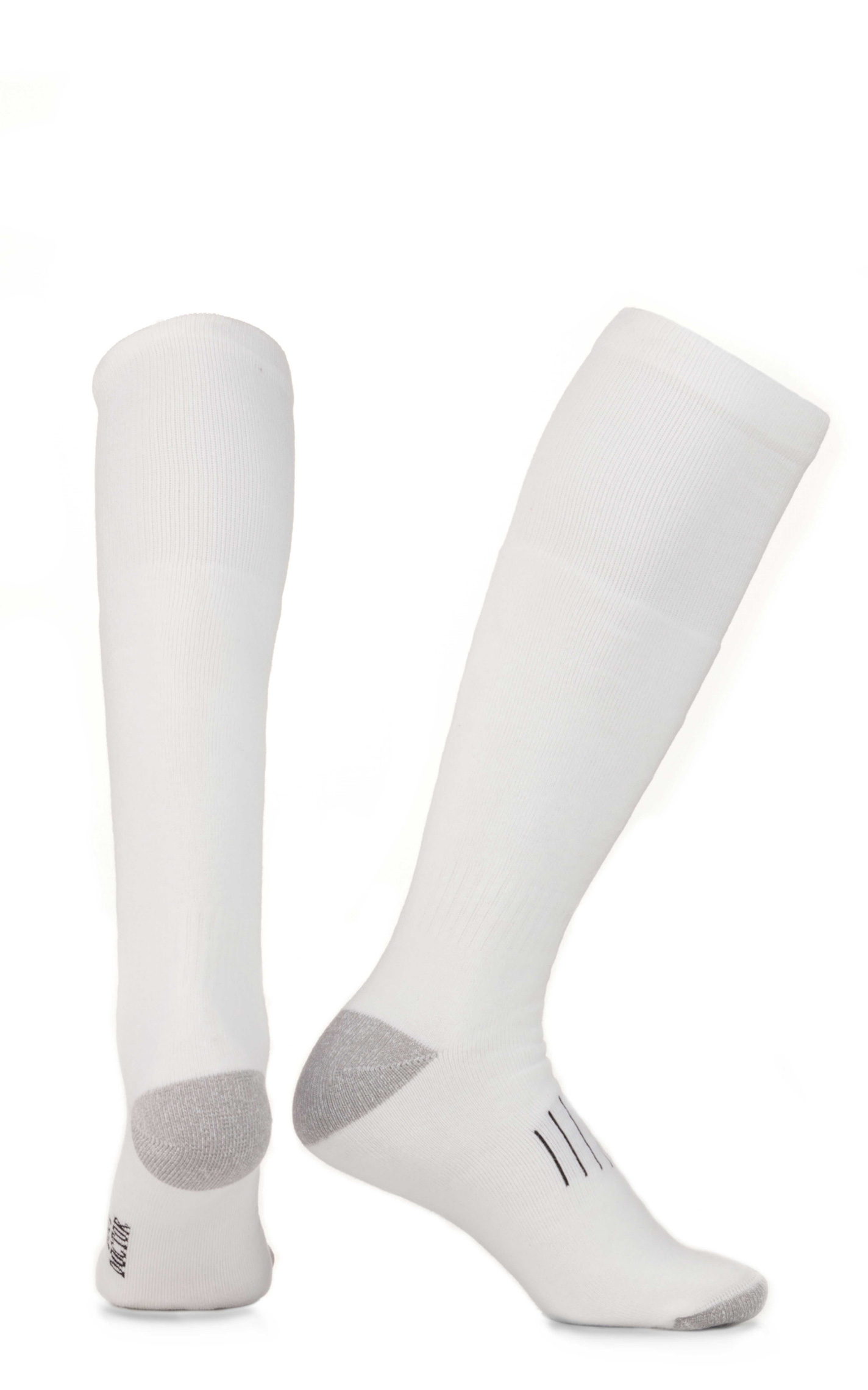 Boot Doctor Men's White Over The Calf 2Pk Boot Socks - Image 1